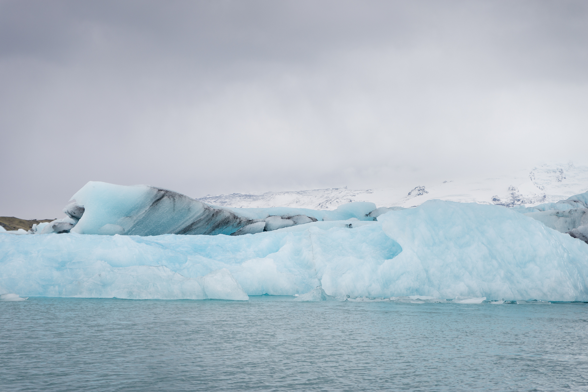 iceberg in jokulsarlon, iceland