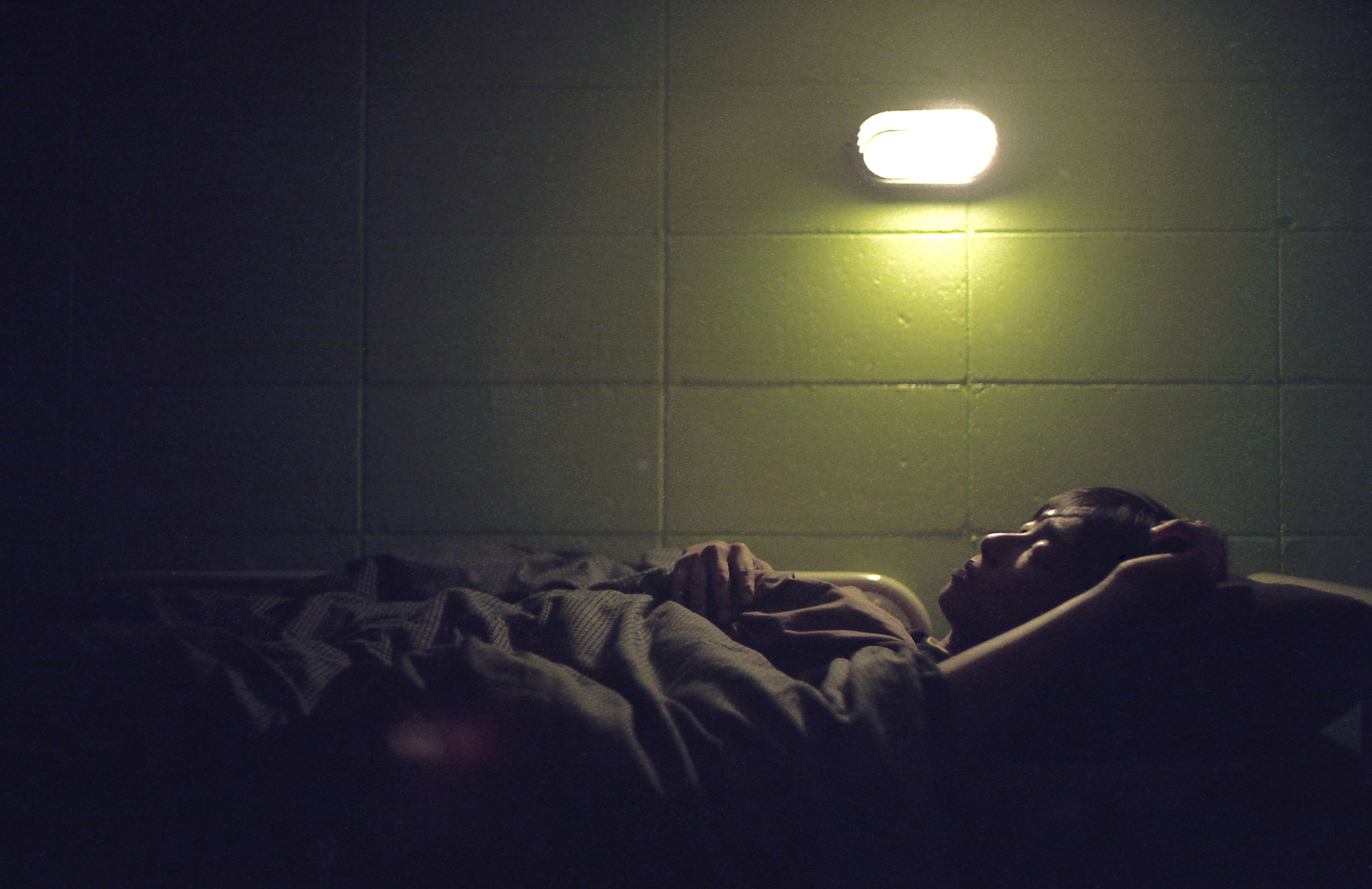 man sleeping