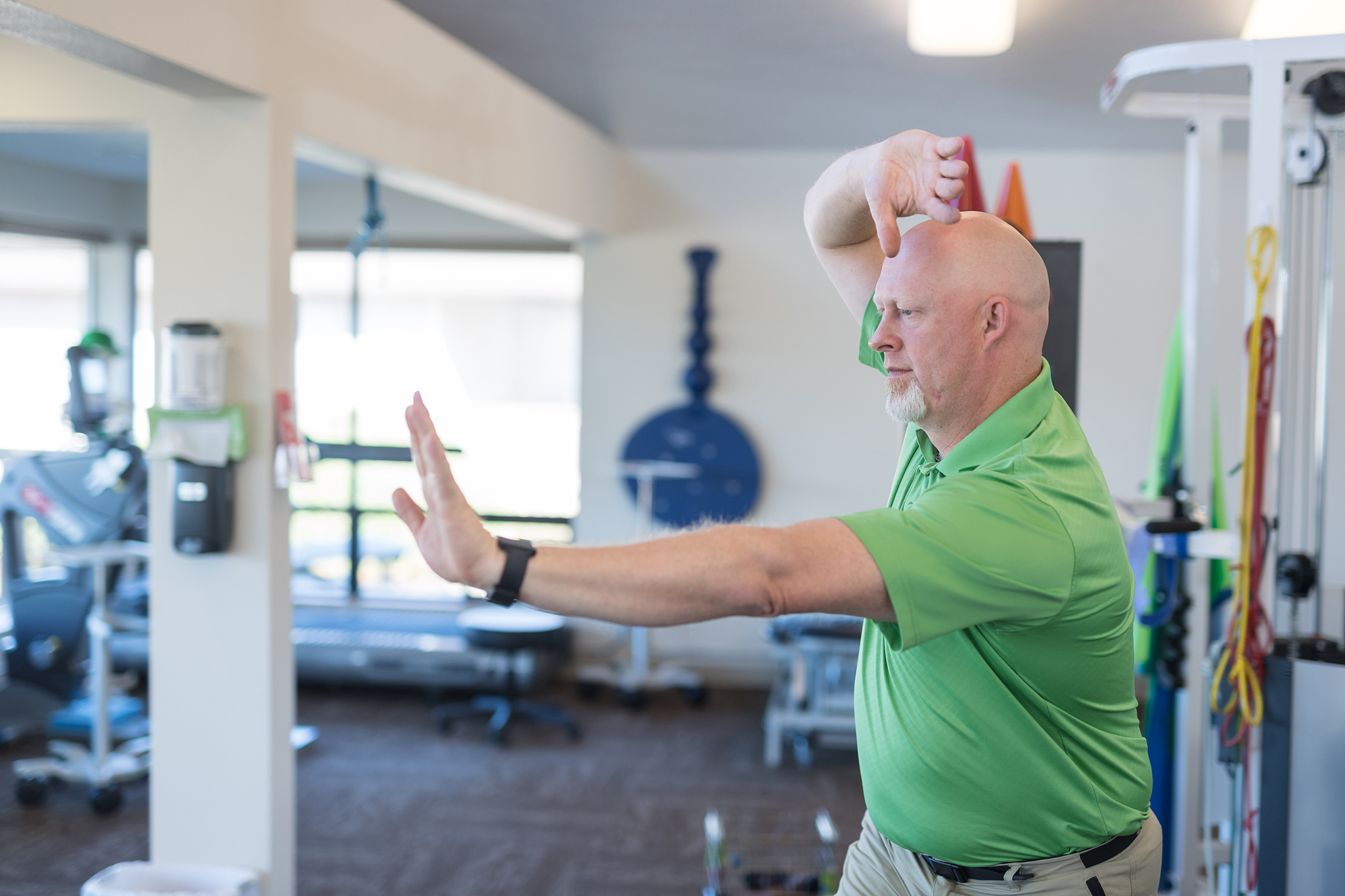 tai chi in a physiotherapy clinic