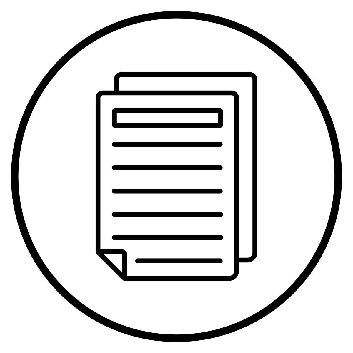 矢量设计文档图标风格