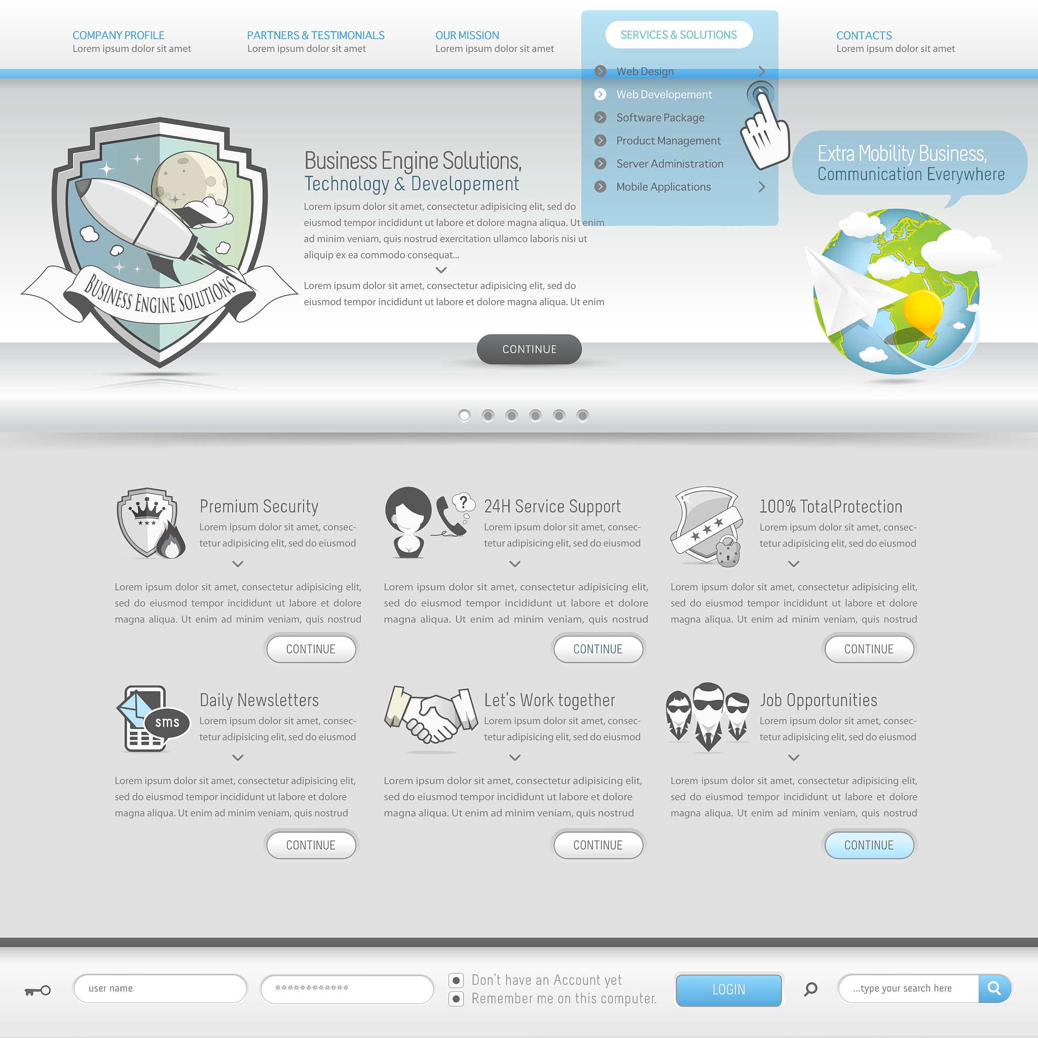 website template