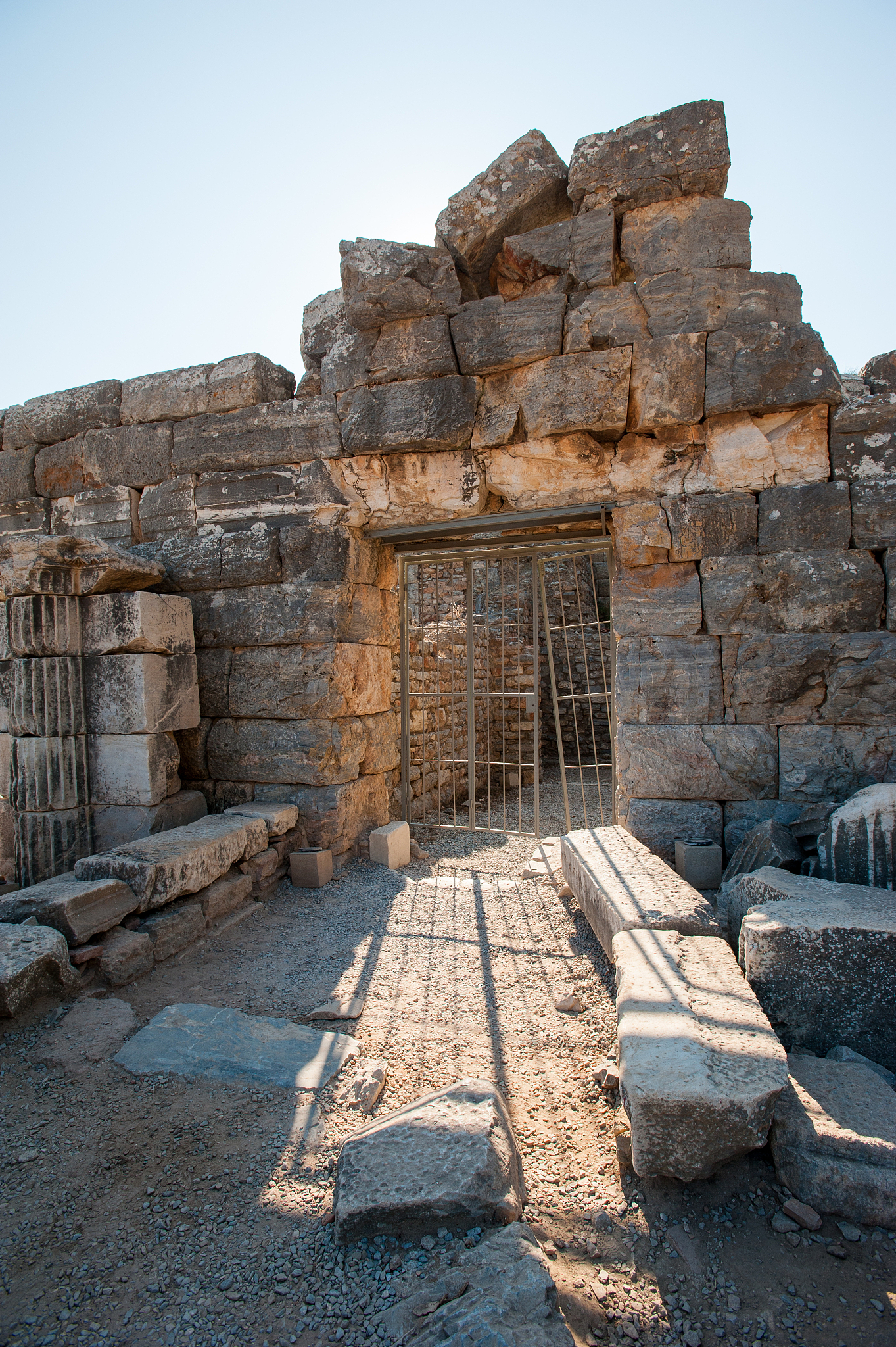 ruins of the ancient city ephesus, the ancient greek city in tur
