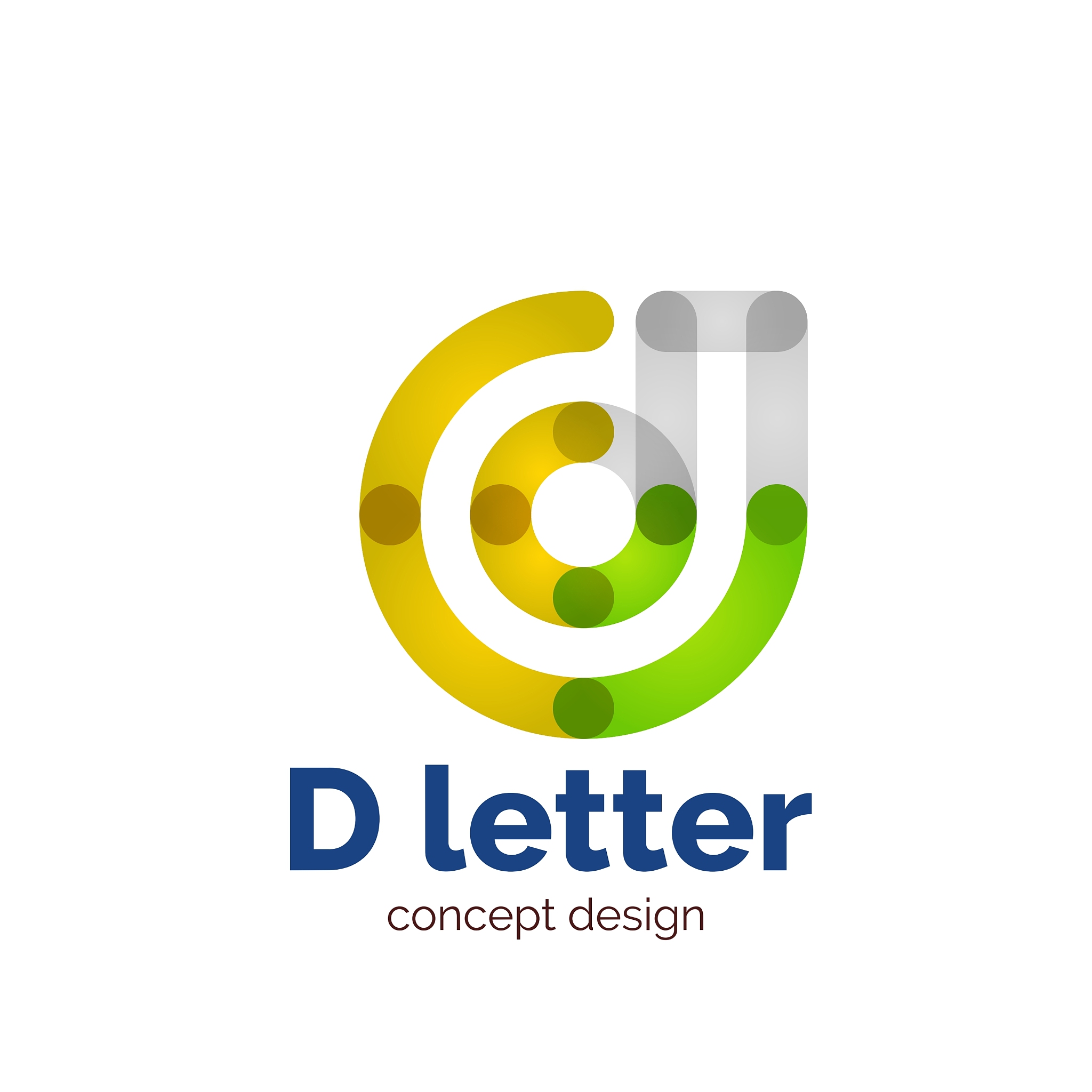 modern minimalistic letter concept logo