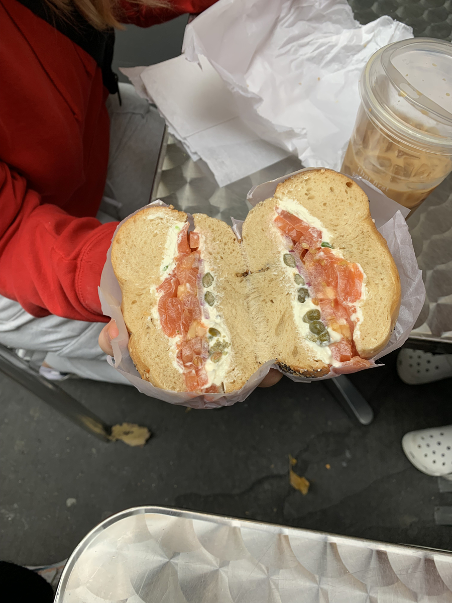 全能贝果，一口爆香！网红小吃，真香！