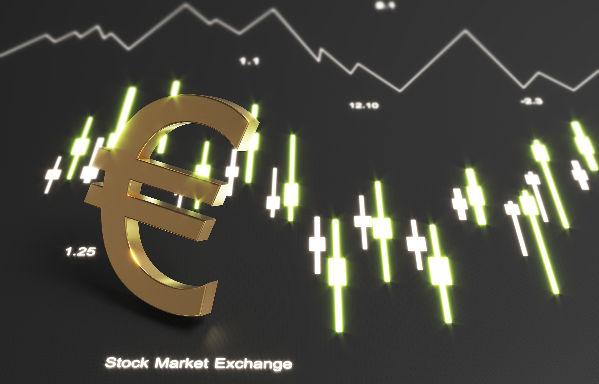 finance chart concept