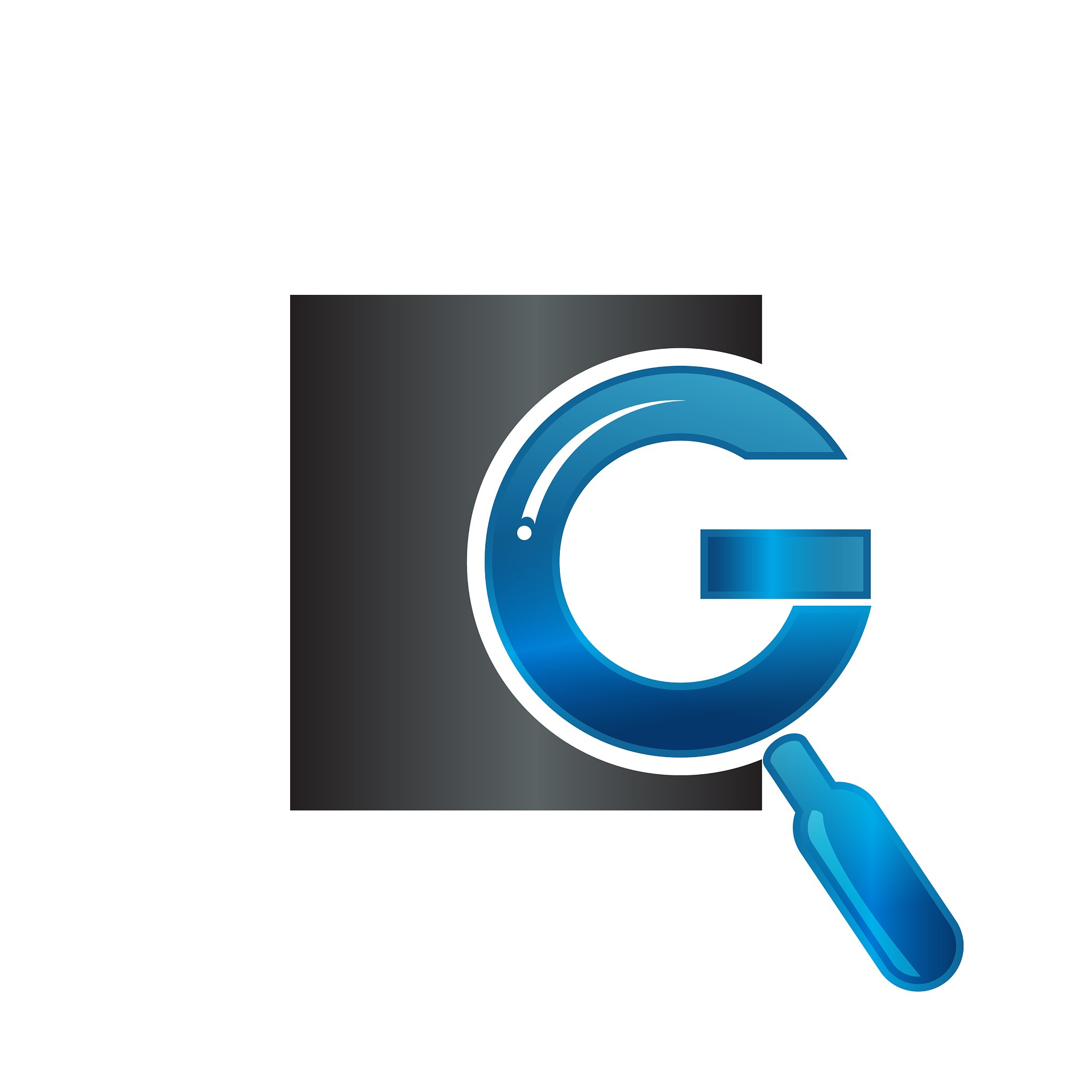 abstract g letter logo template