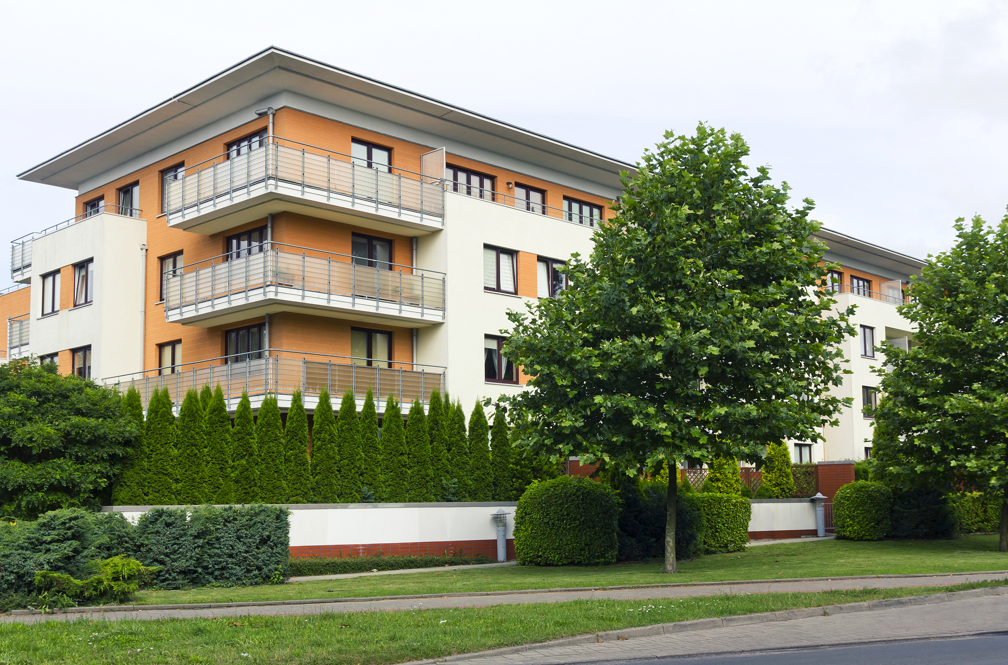 modern apartment building