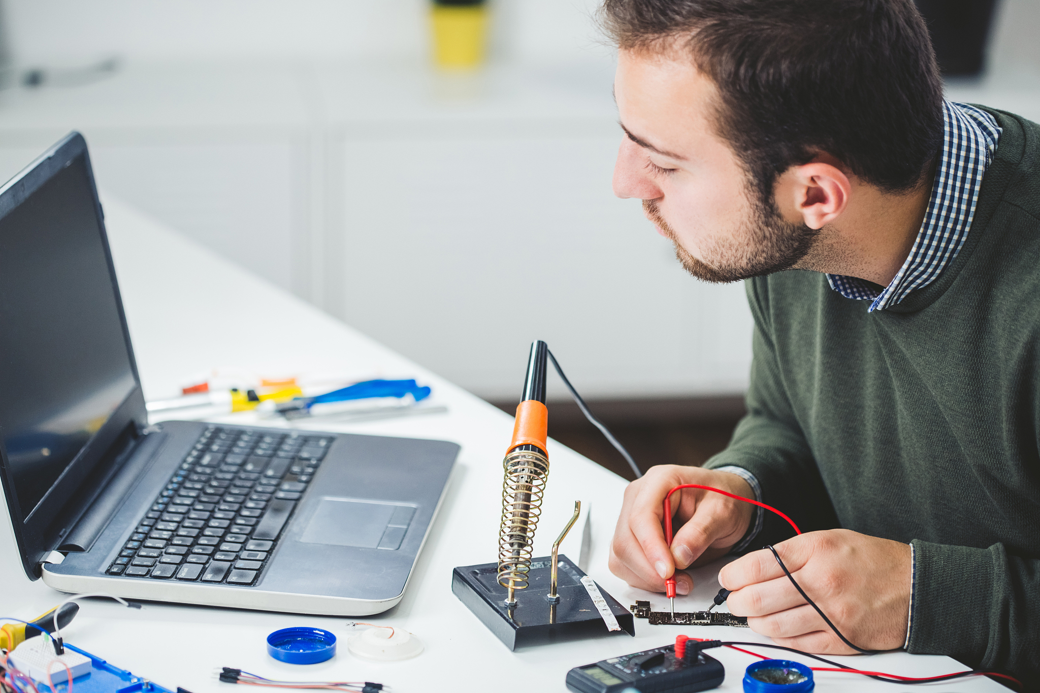 engineer at work