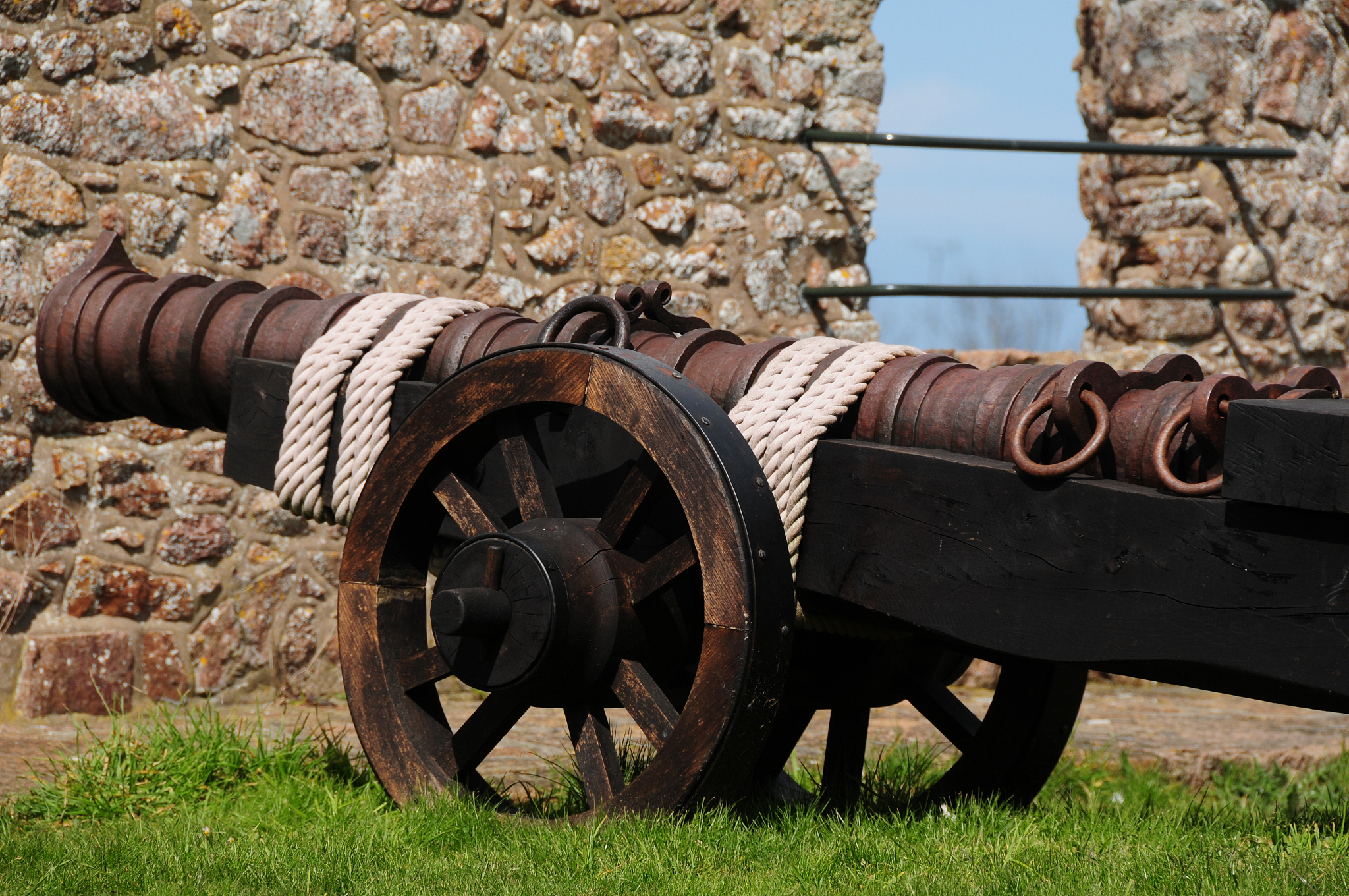 16th century cannon, jersey.