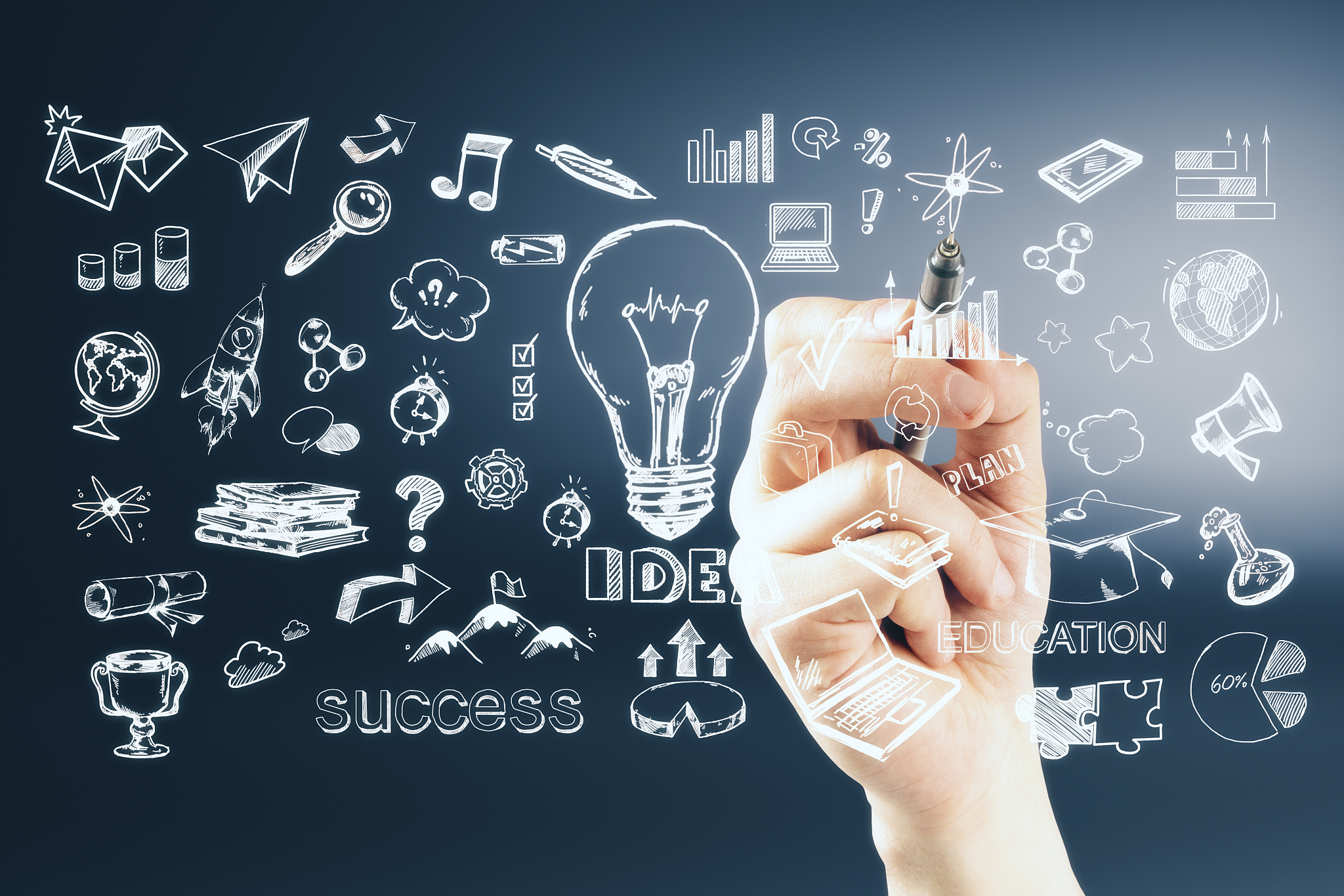 idea and success concept