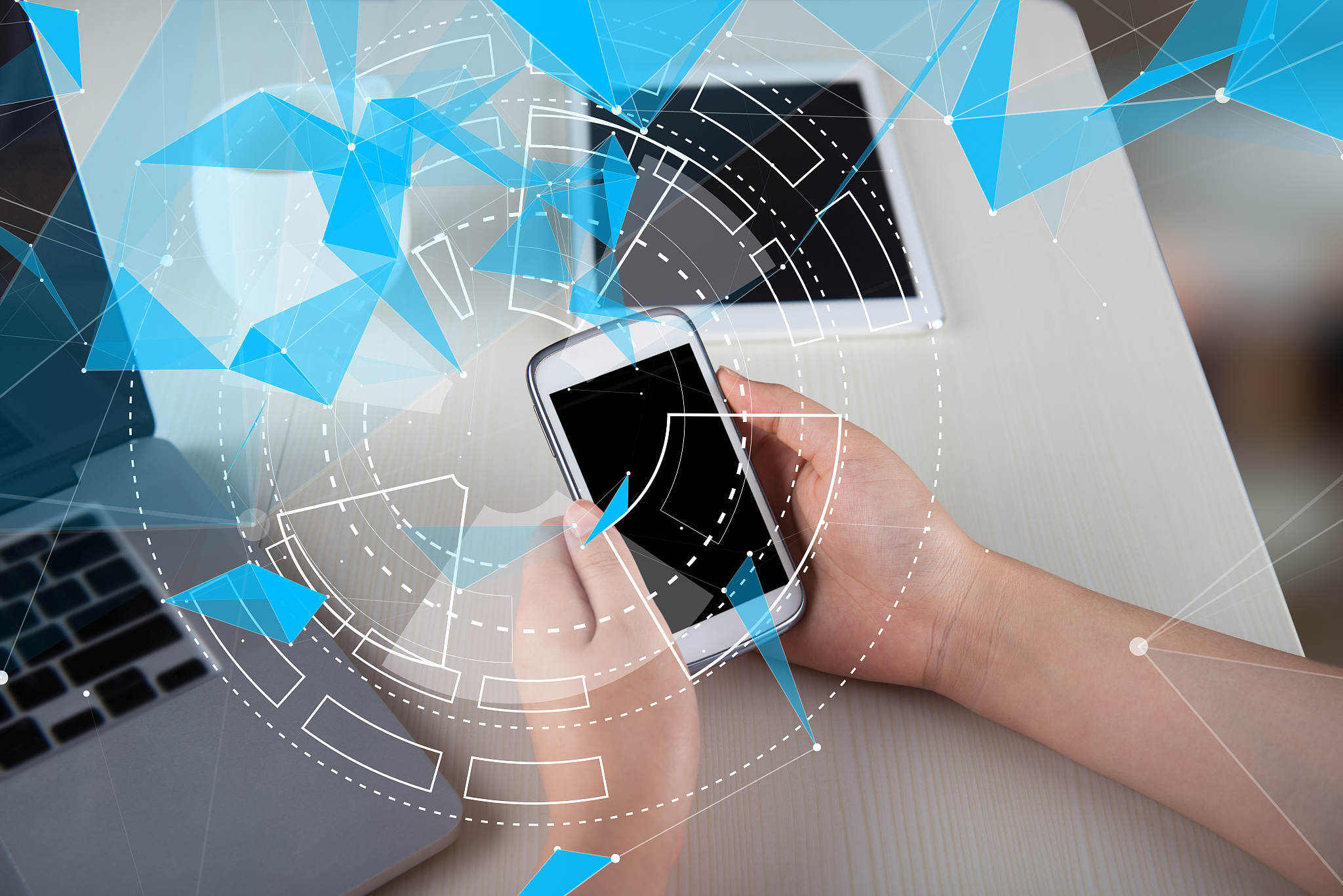 mobile device and technology concept