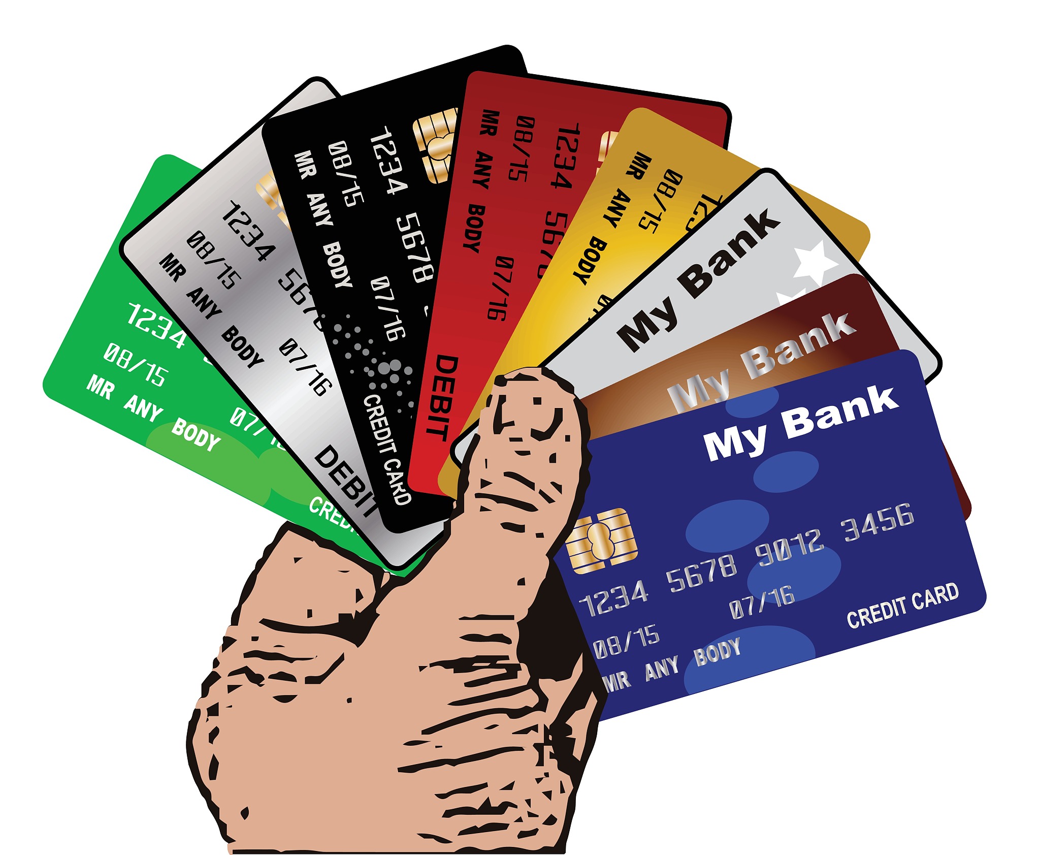 credit and debit cards