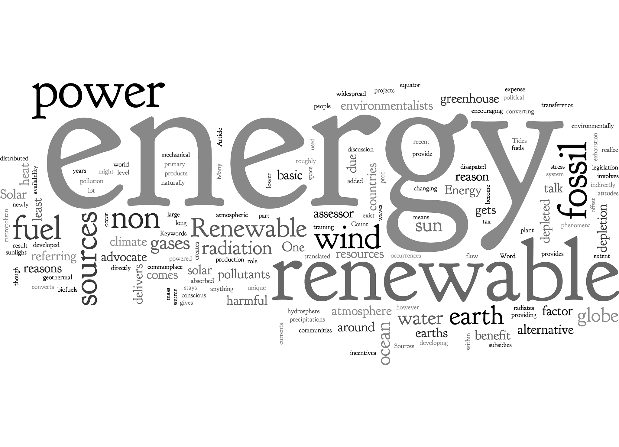 an overview of solar energy and other renewable