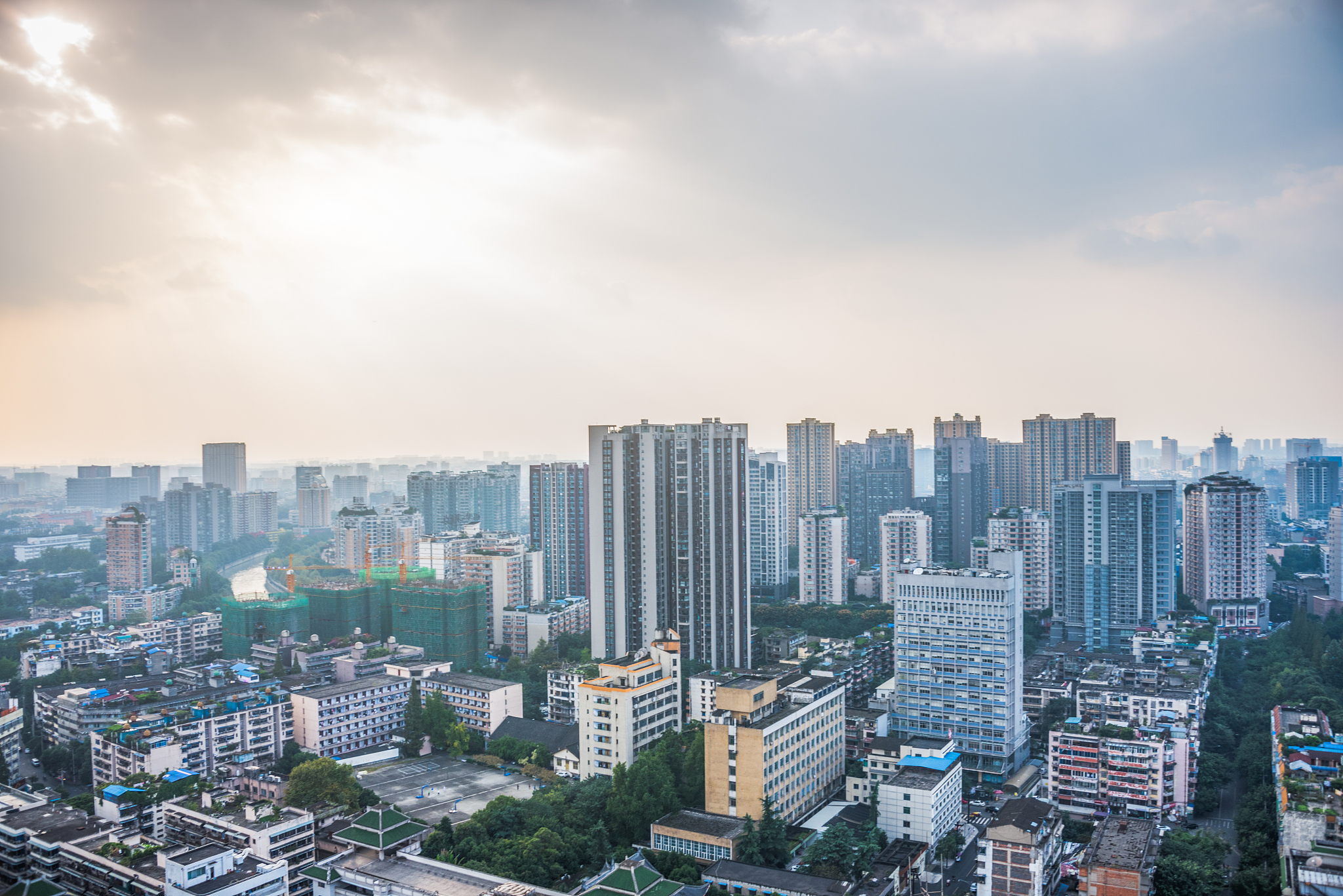 aerial view of cityscape
