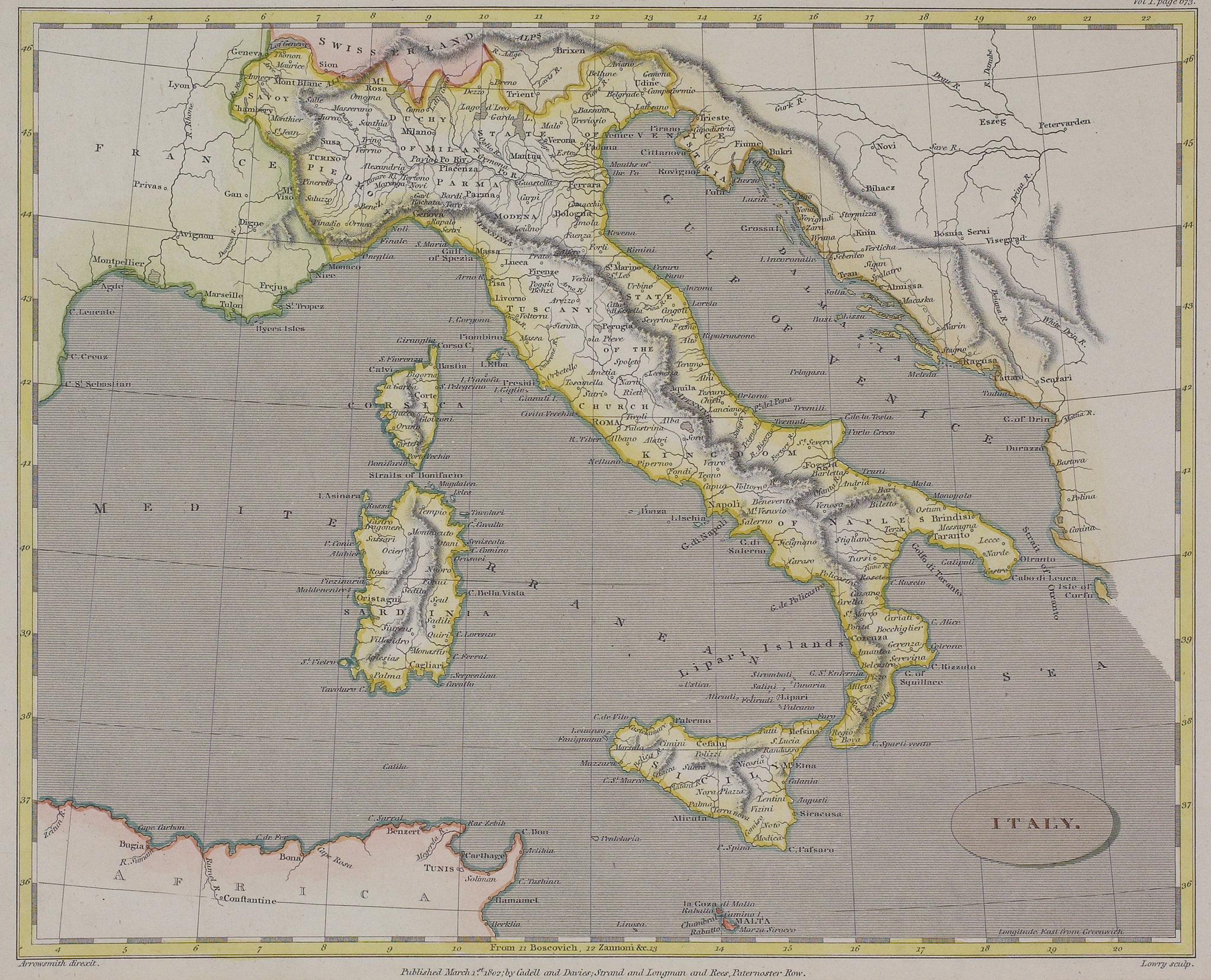 antique map of italy