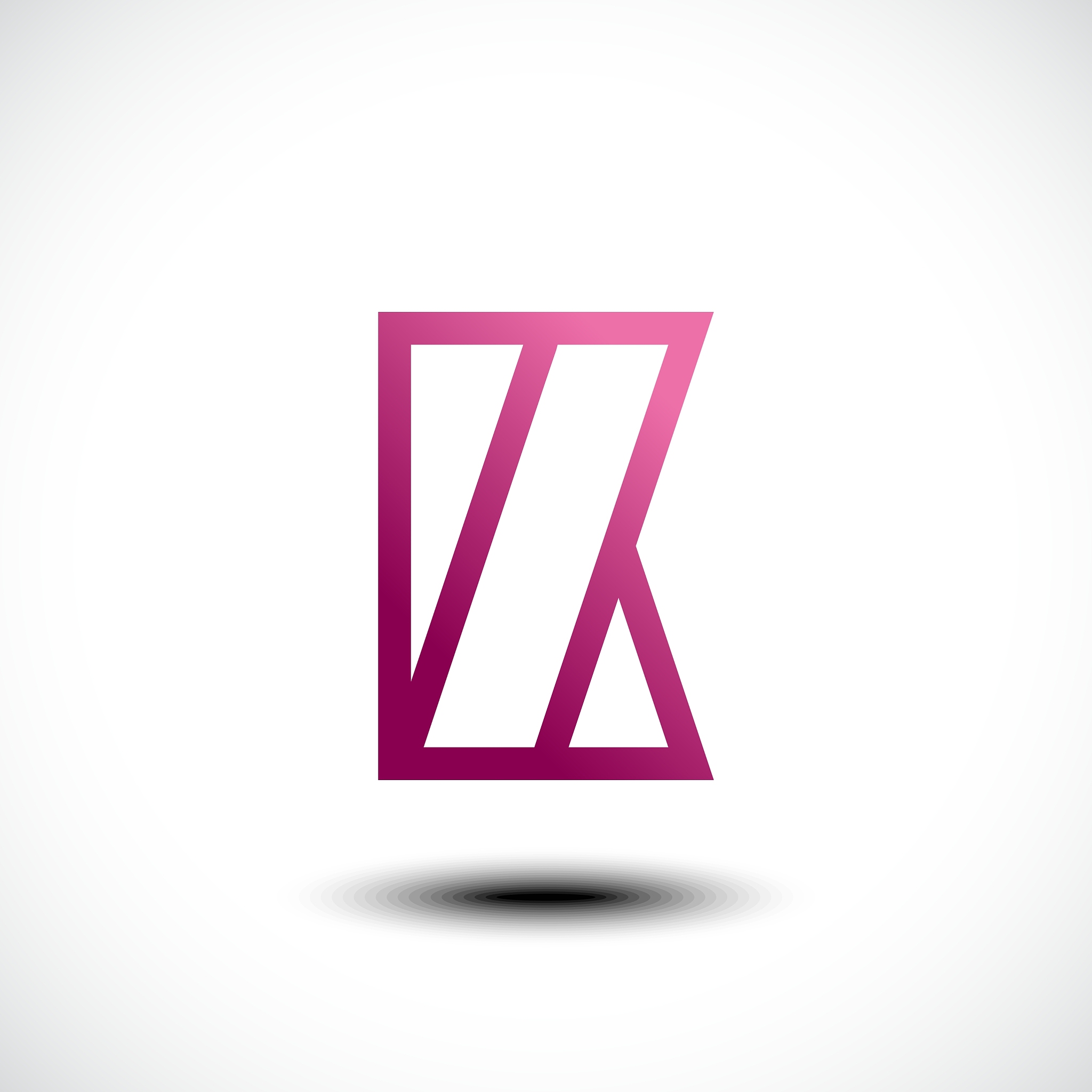 letter k logo icon design template elements