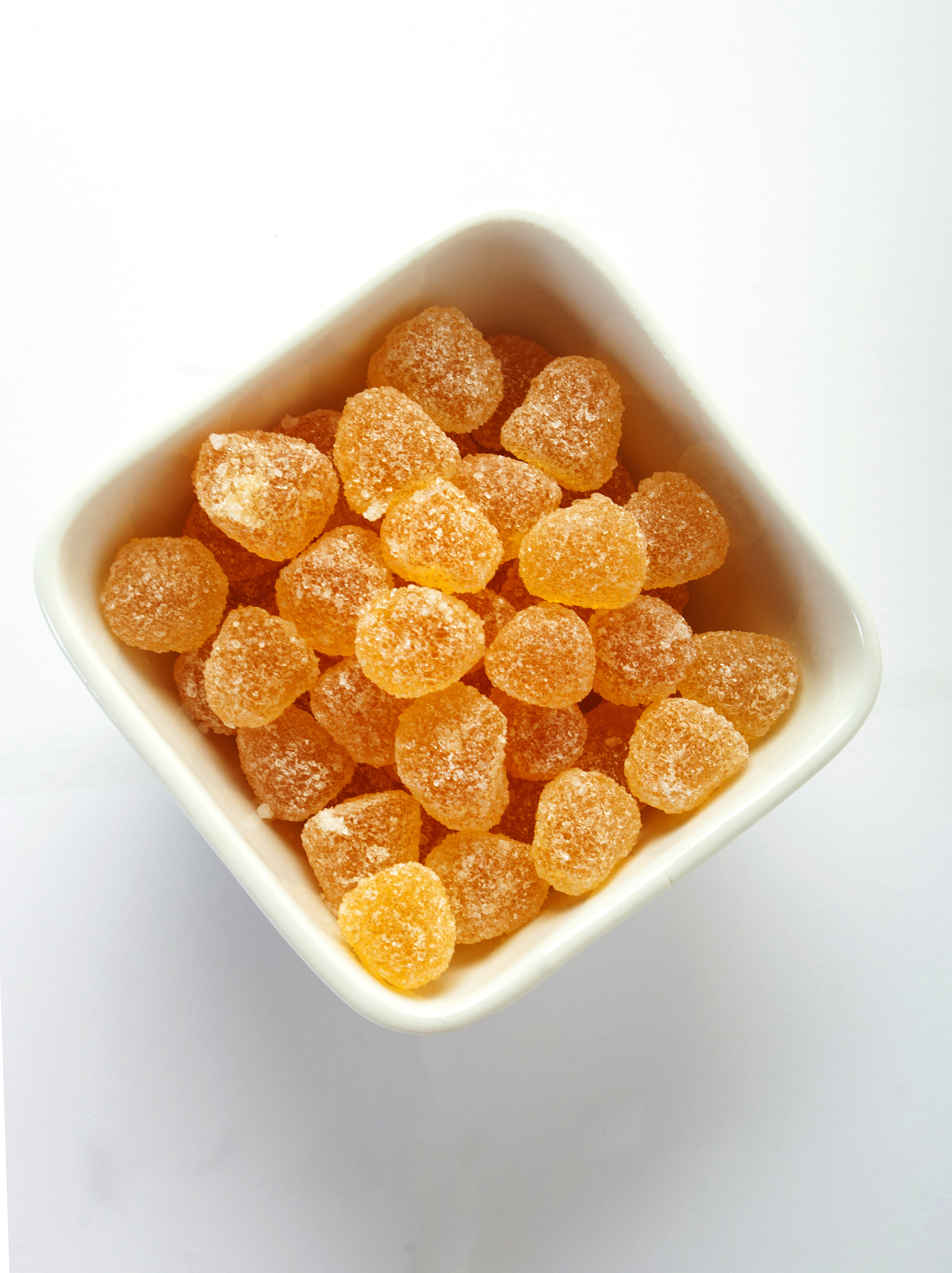delicious colorful jelly candy on a white background