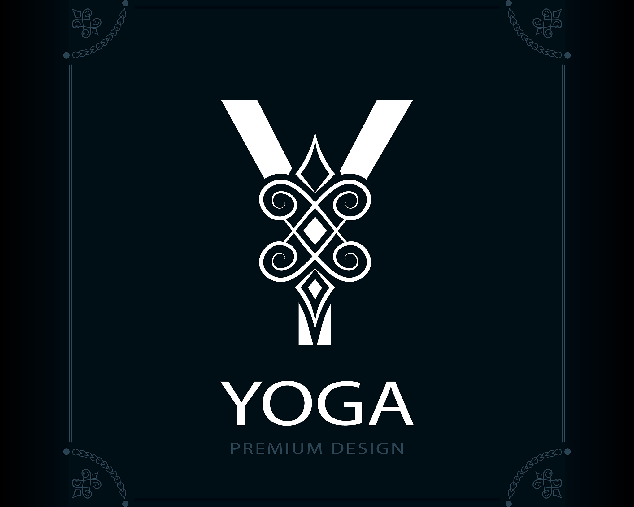 capital letter y. magic style. modern logo. creative insignia. c