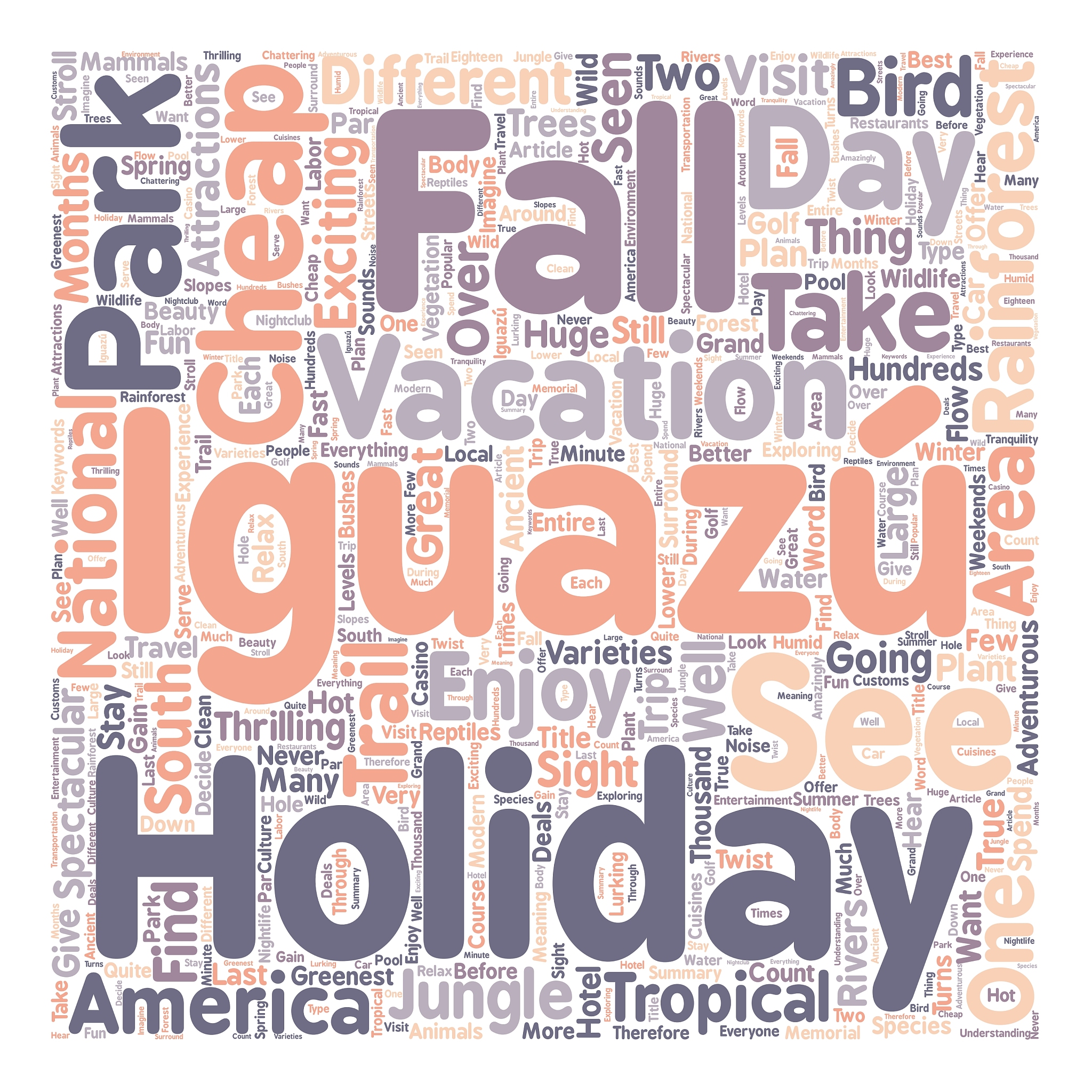 enjoy your cheap holiday vacation to iguazu falls