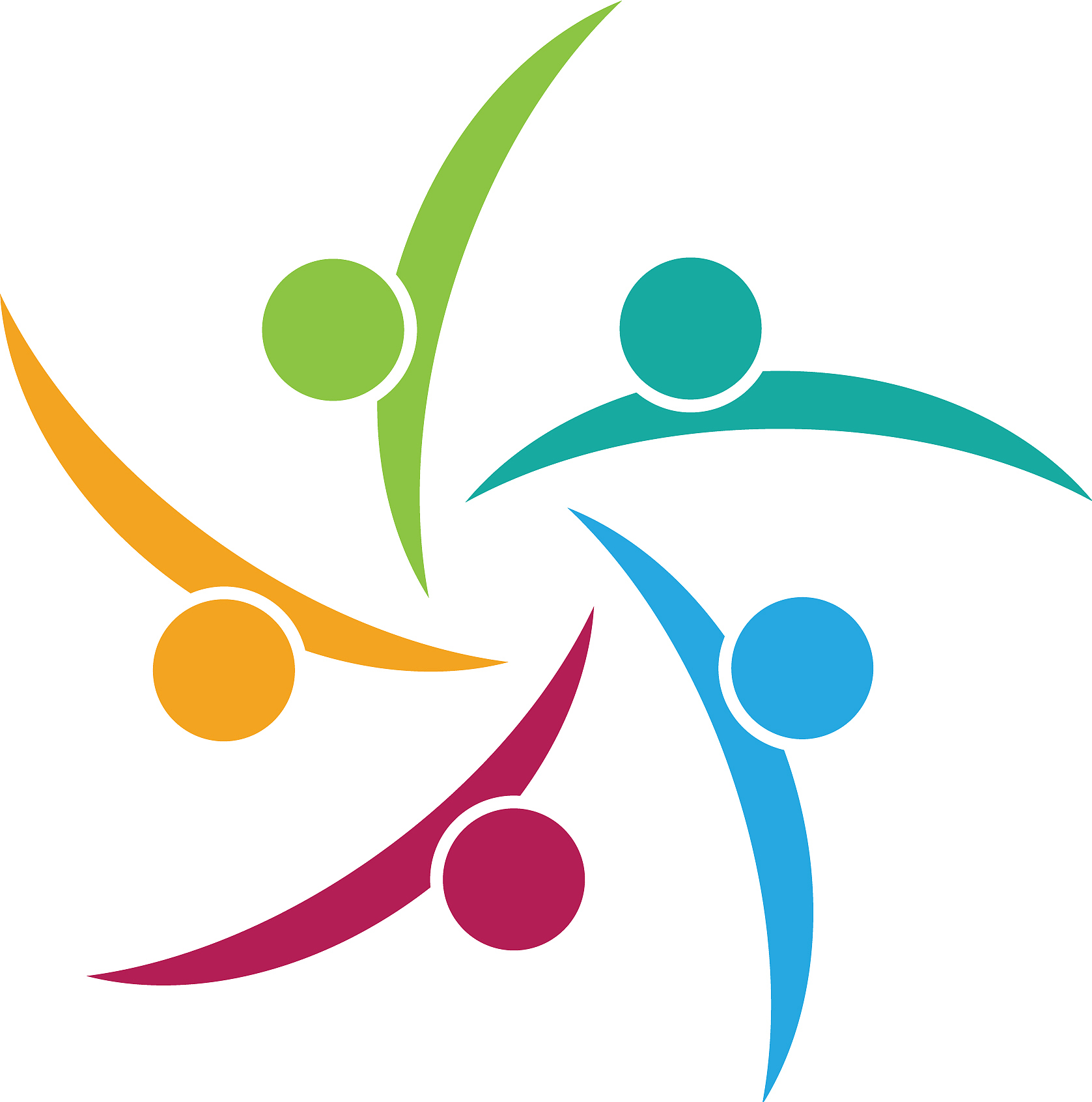 adoption and community care logo template icon