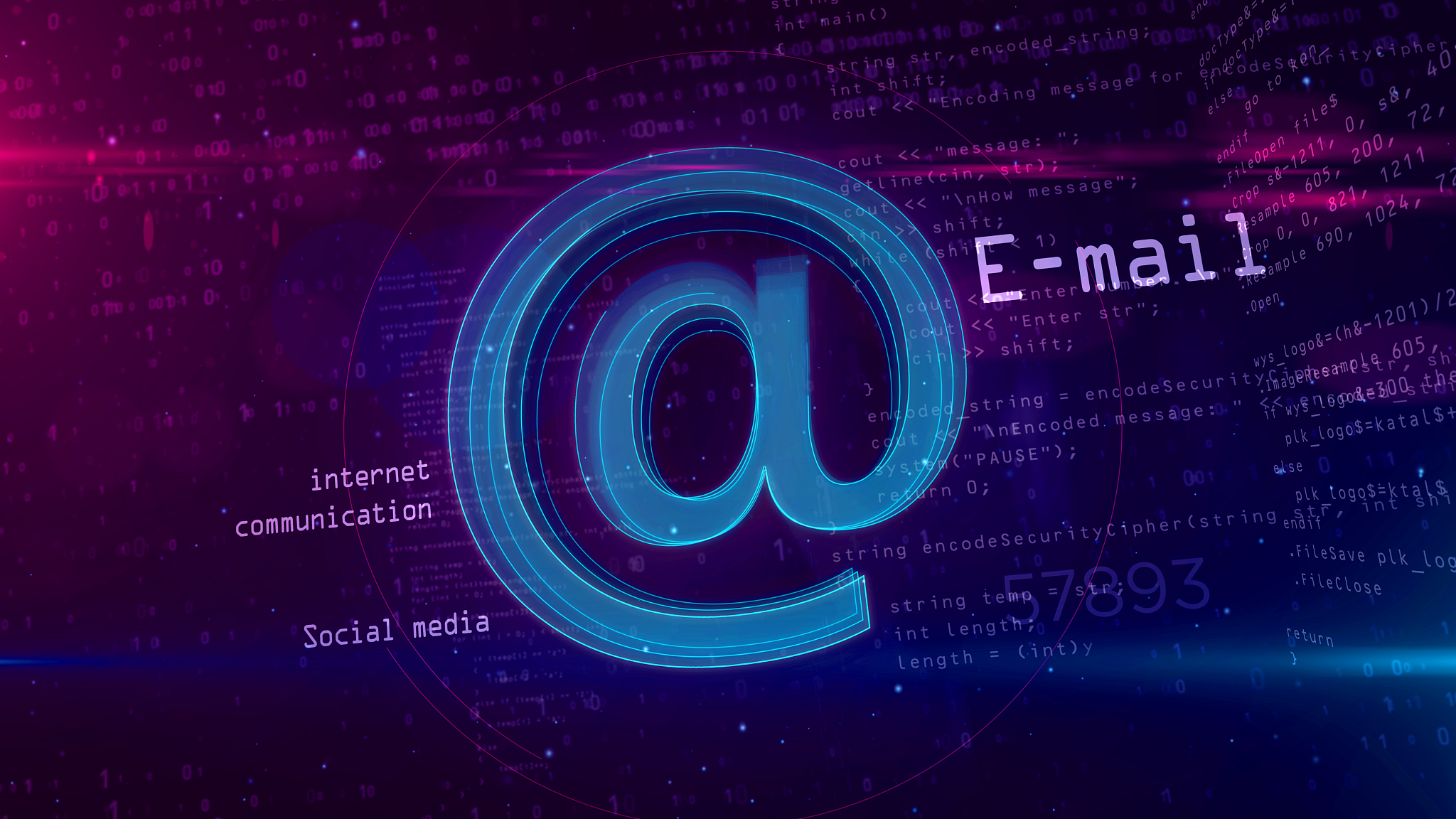 e-mail sign concept 3d illustration