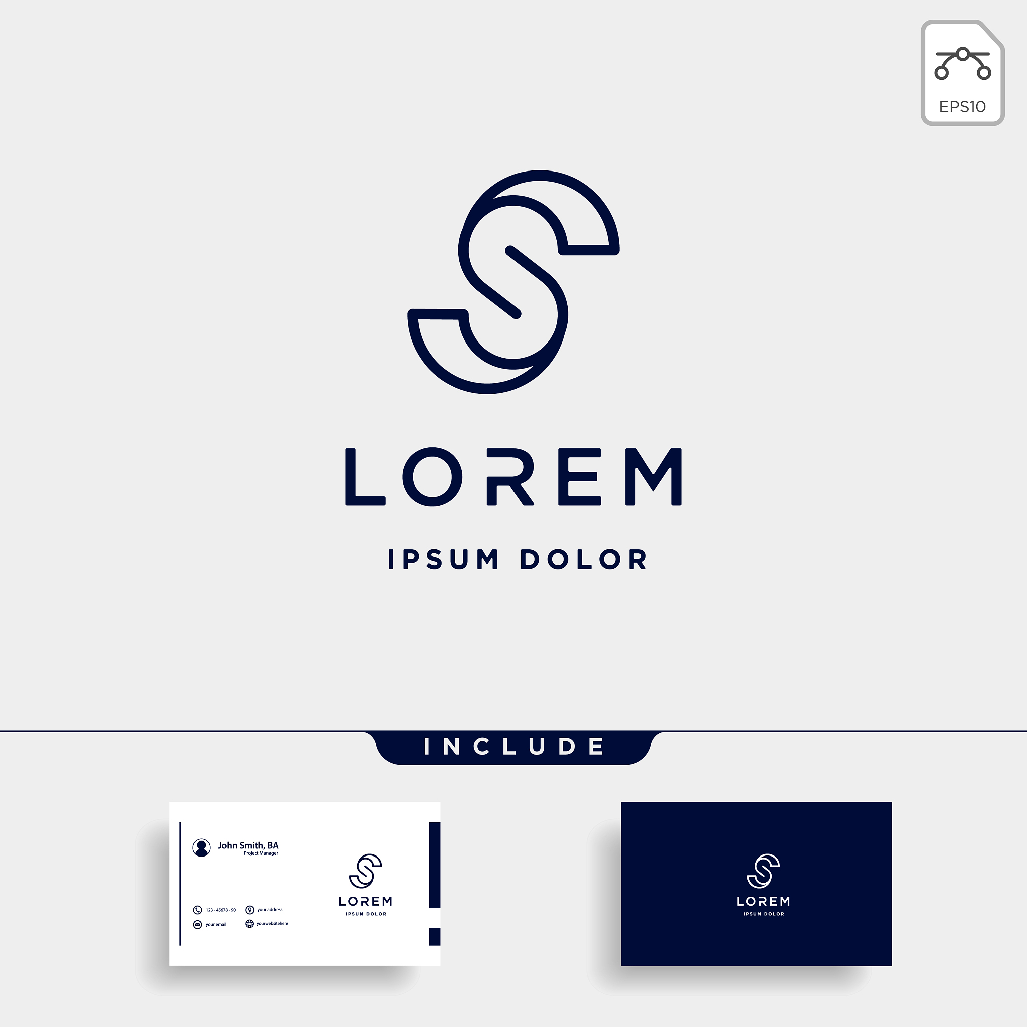 letter s ss logo design simple