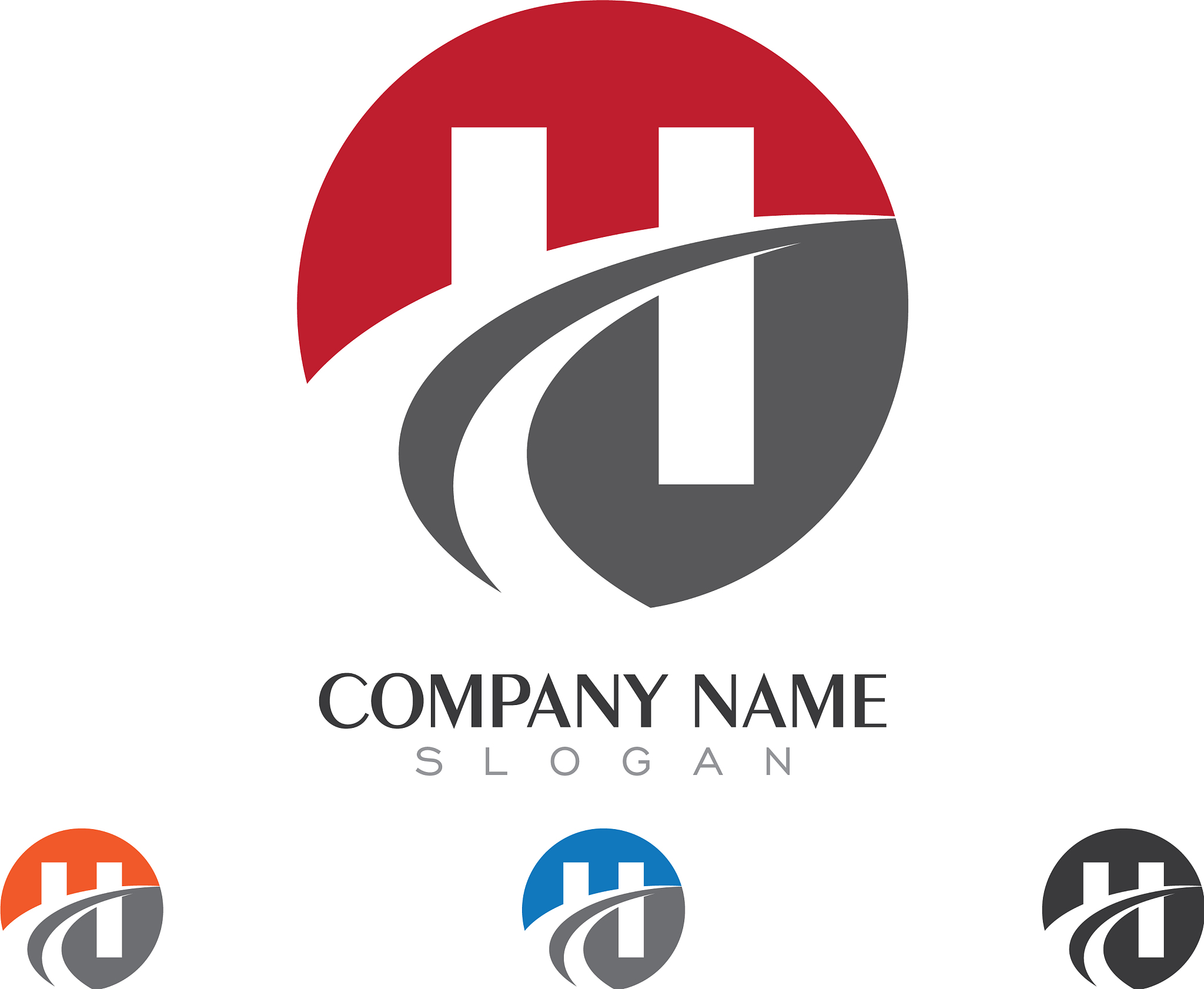 h letter faster logo template icon design