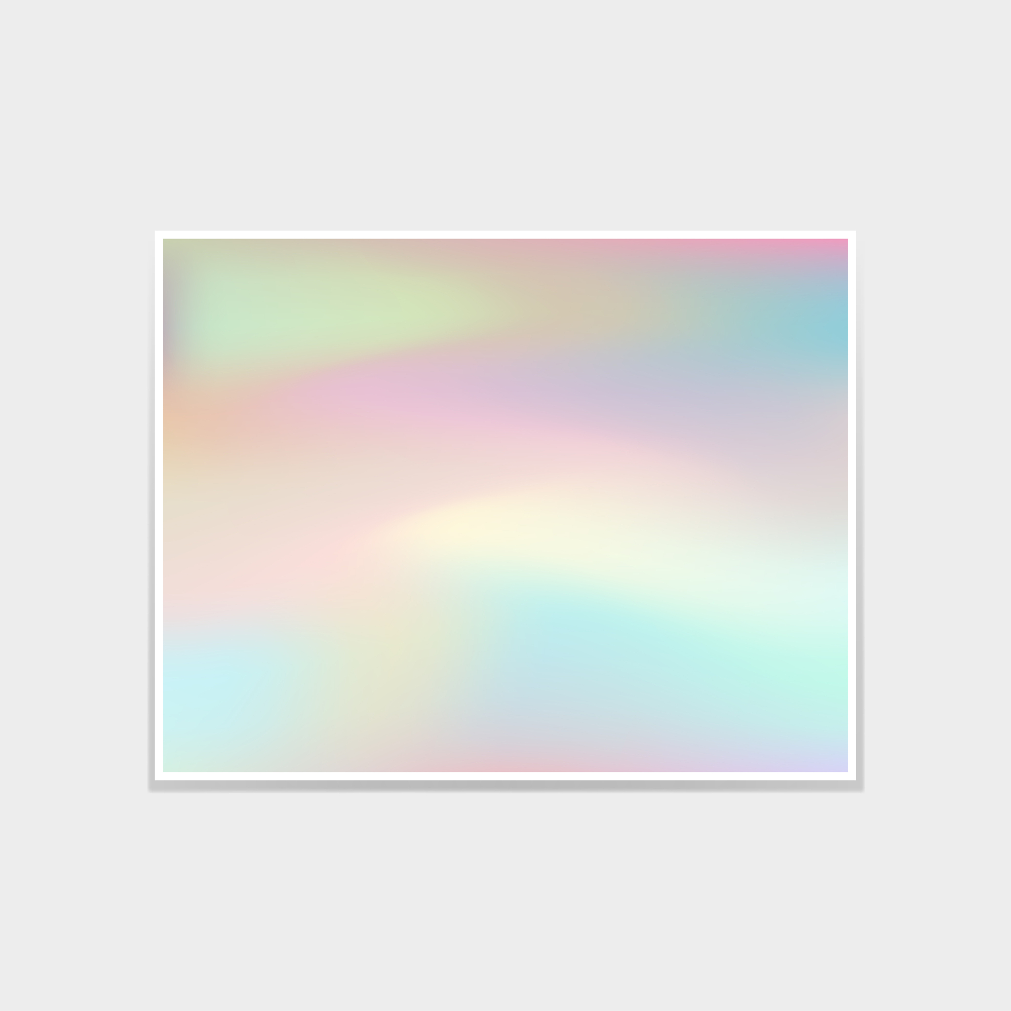 bright holographic background on a grey background