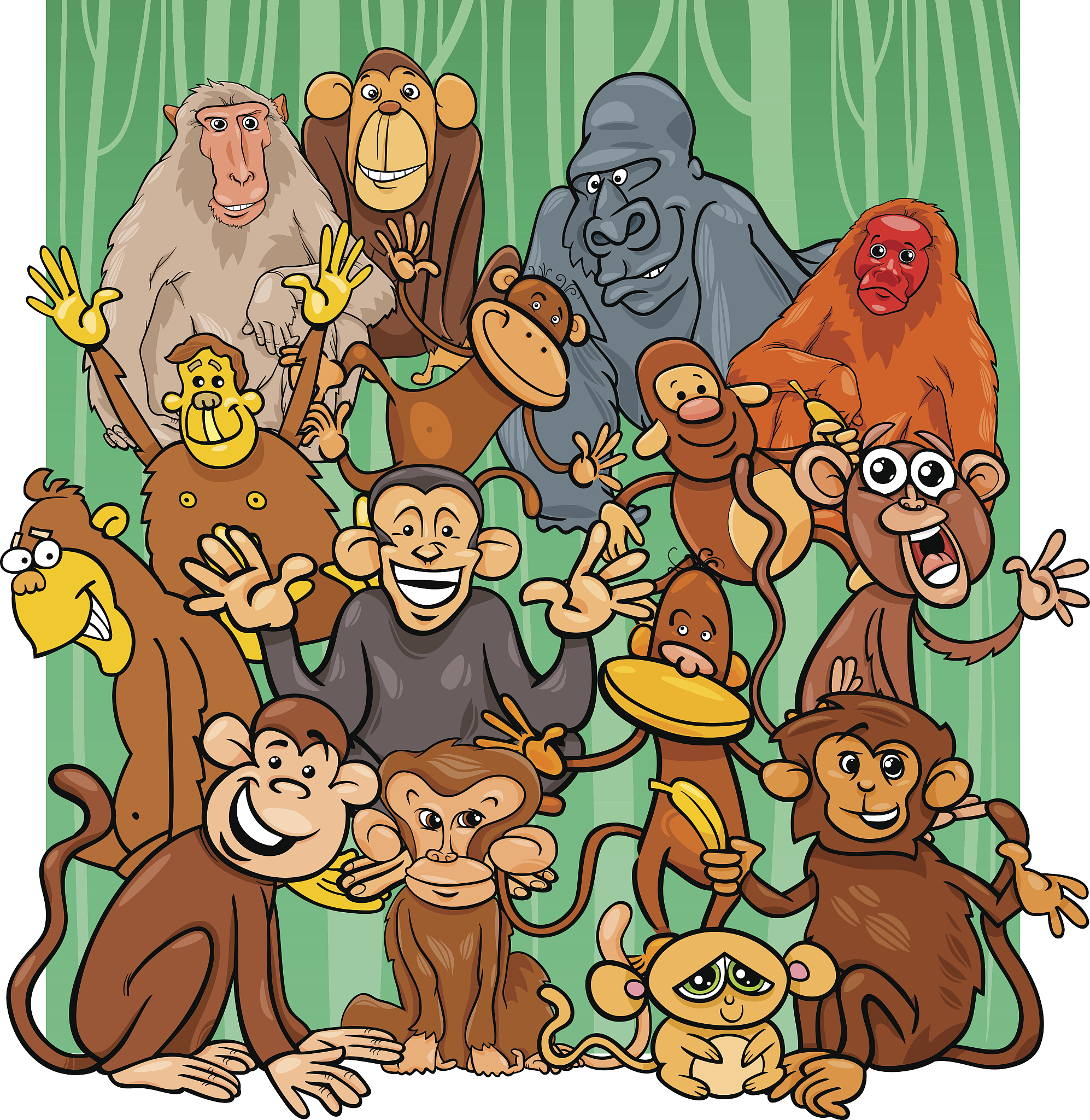 story about a monkey doing asmr