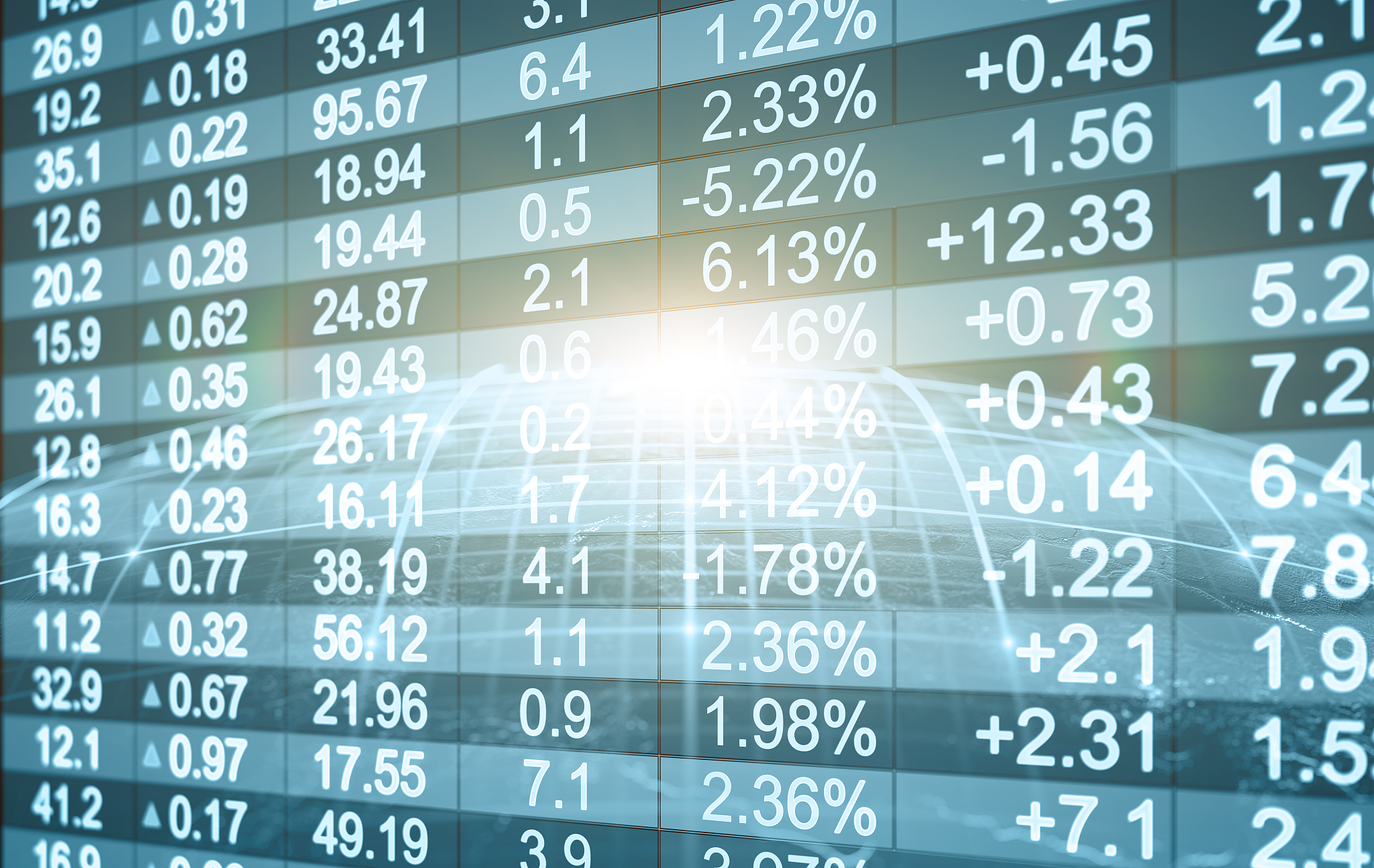 financial charts abstract business graph