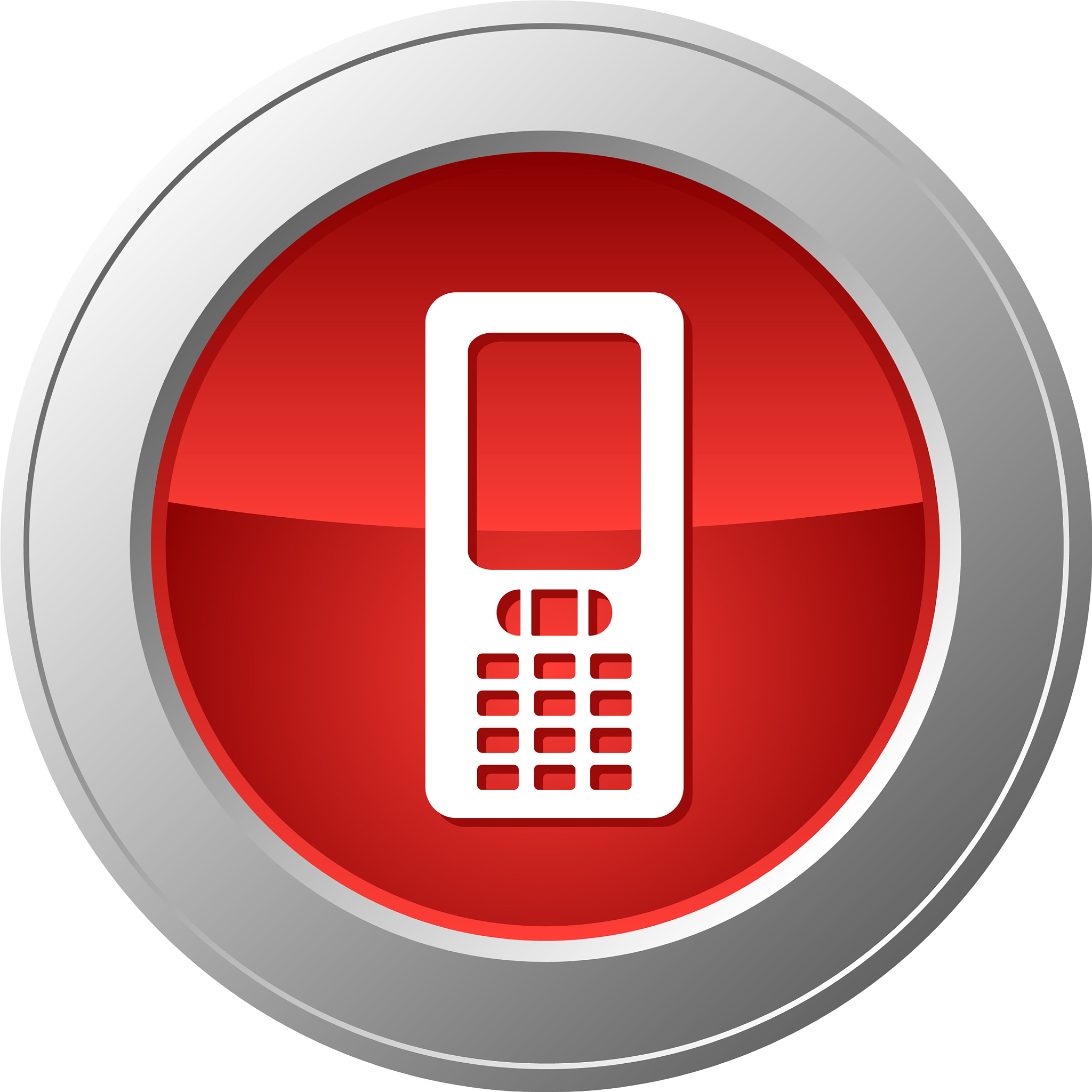 mobile phone button