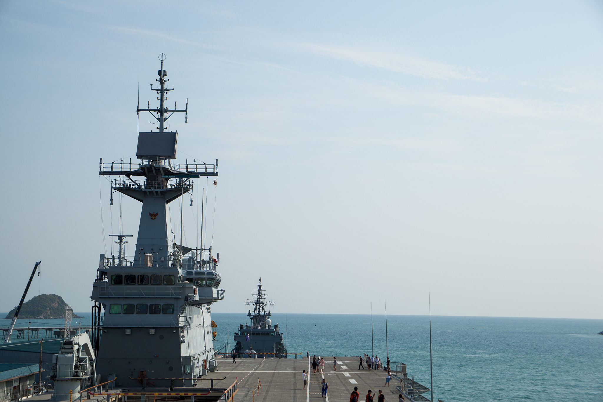 signal on the ship.
