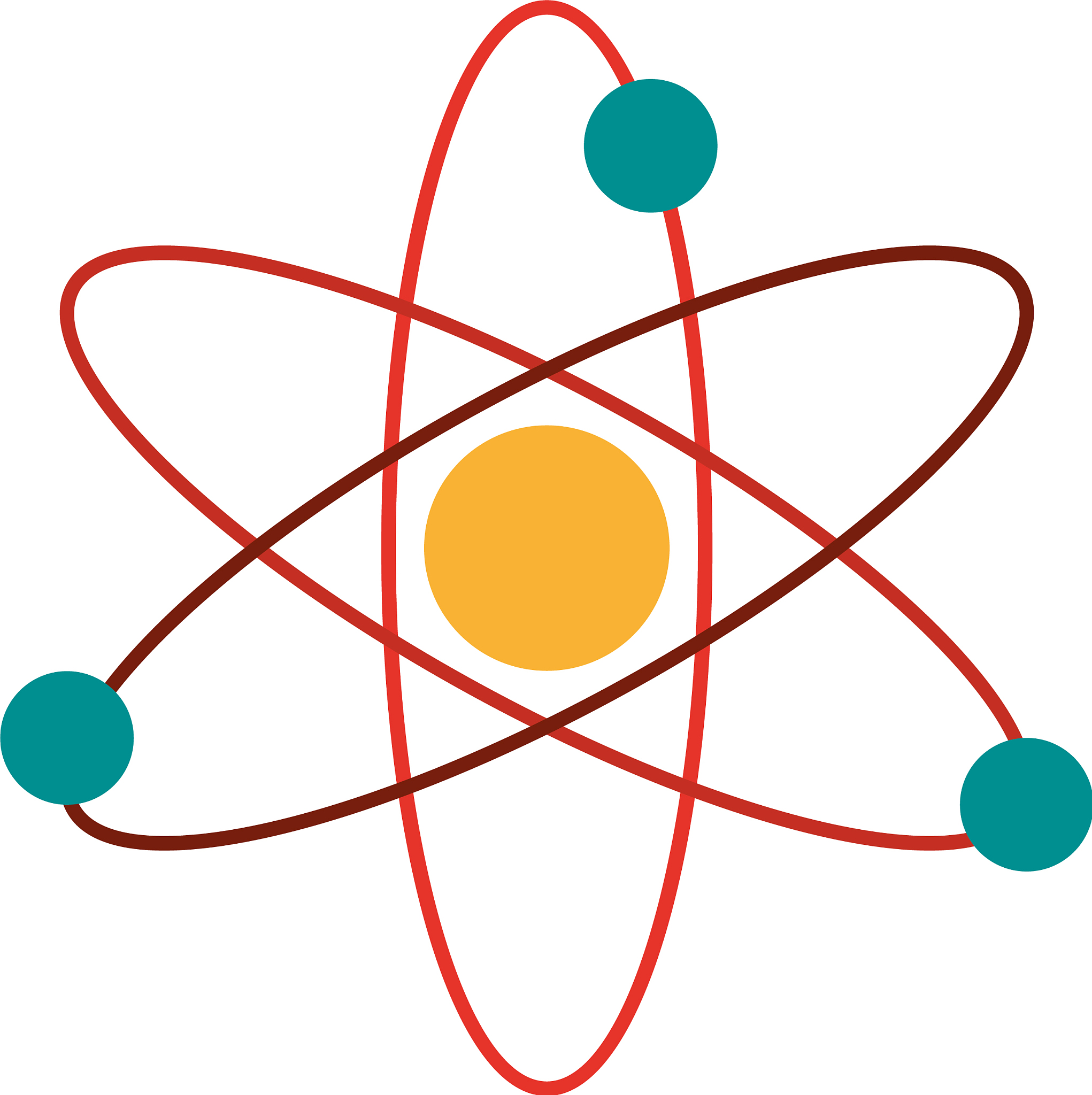 atom representation icon image