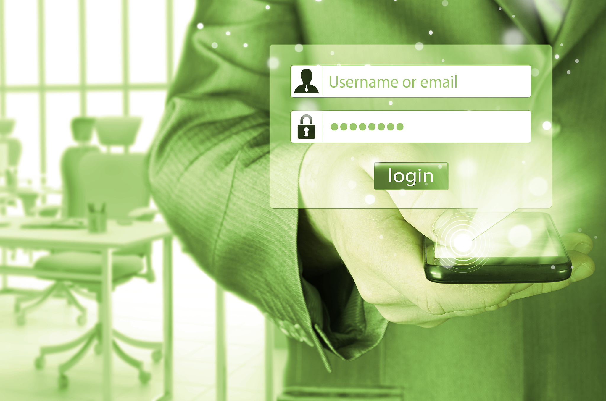 login and password