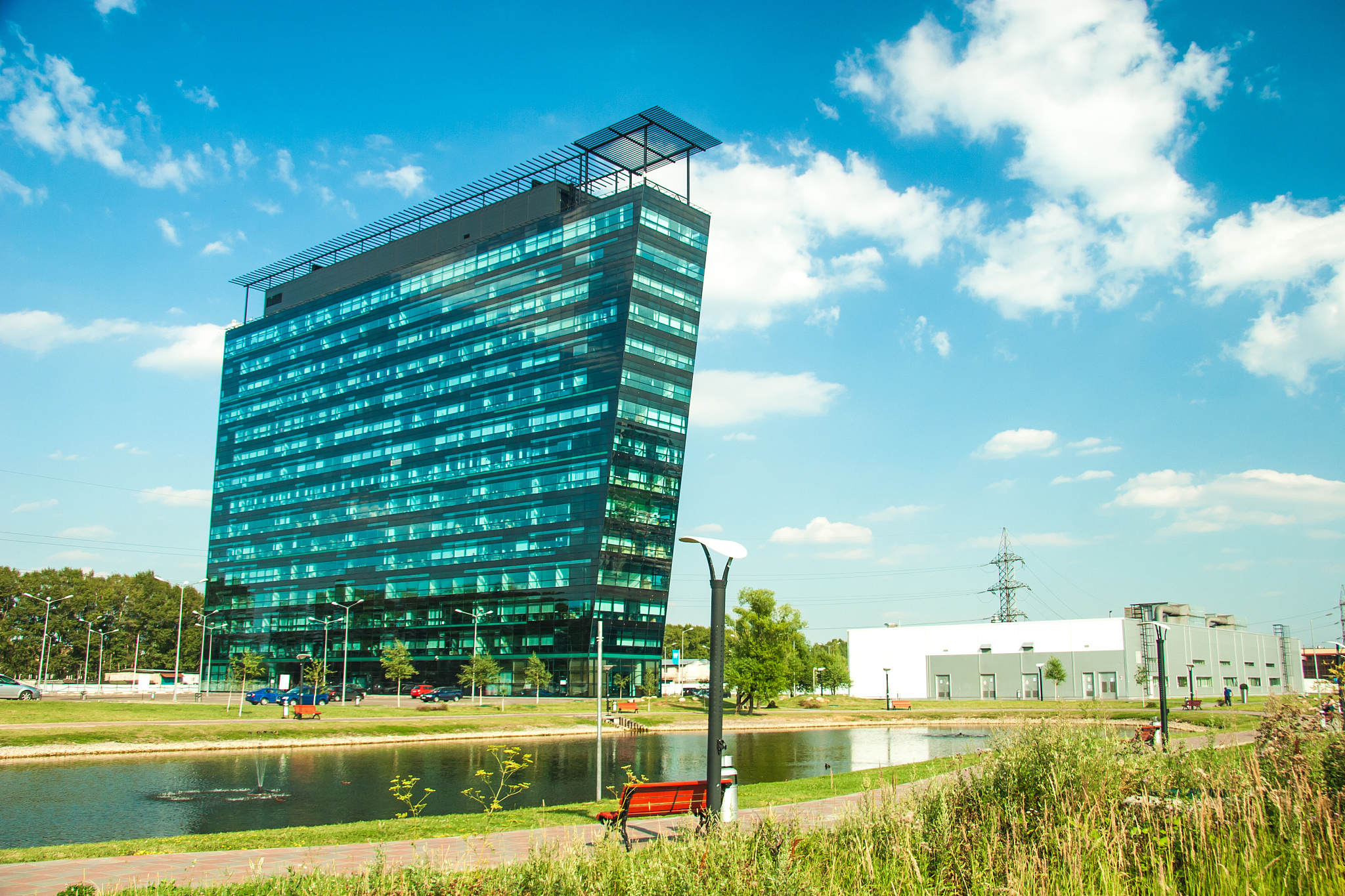 cityscape office buildings