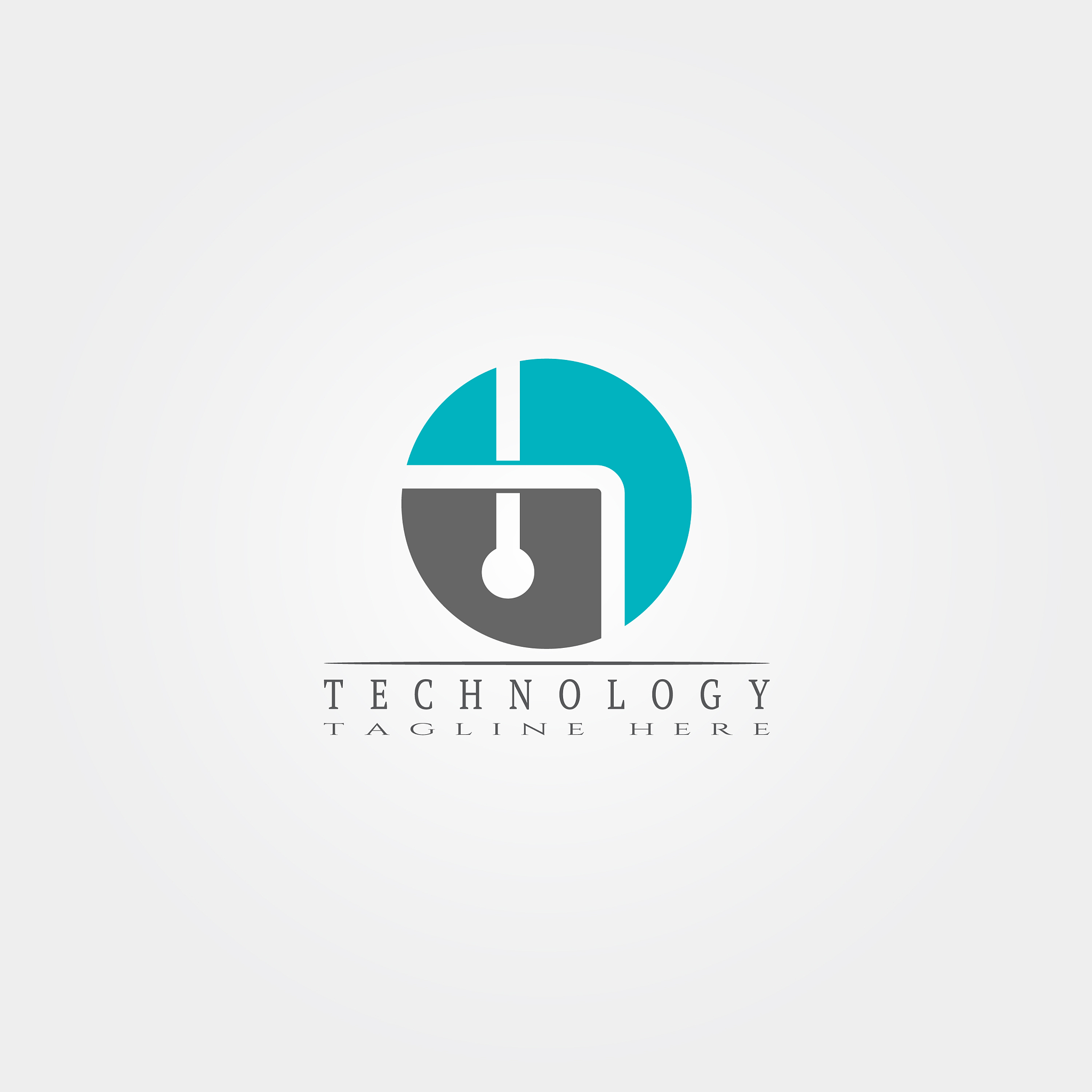 technology icon template creative logo design