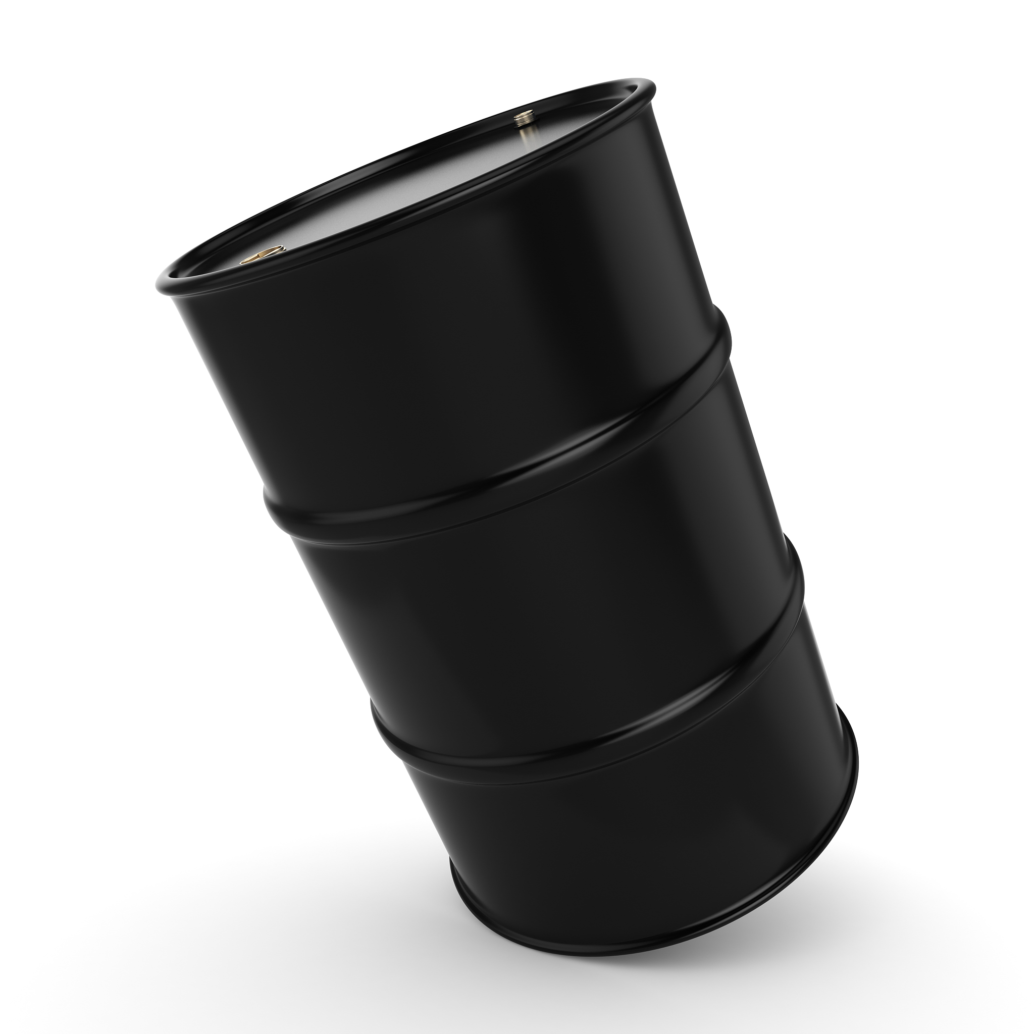 3d rendering black barrel