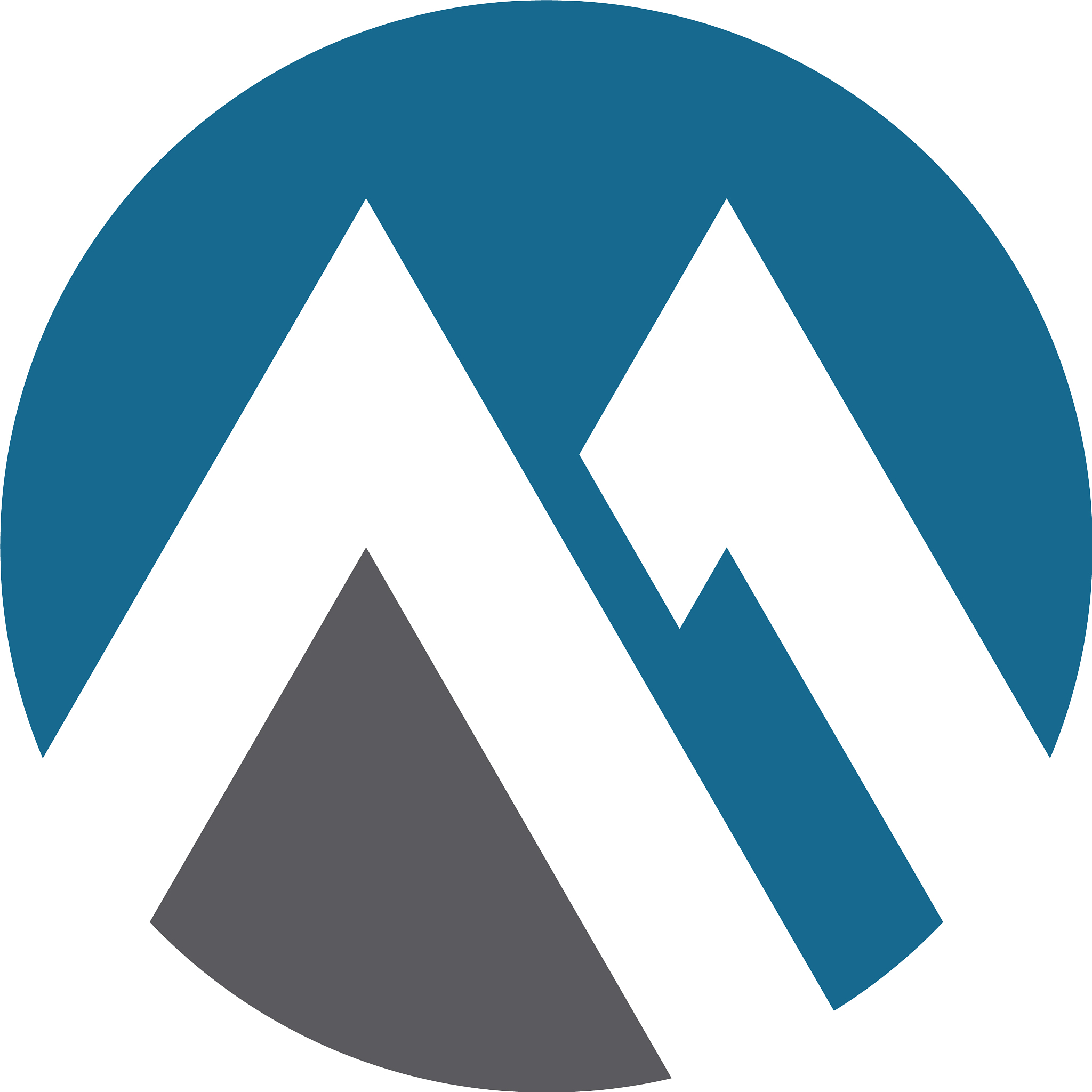 m letter logo template icon