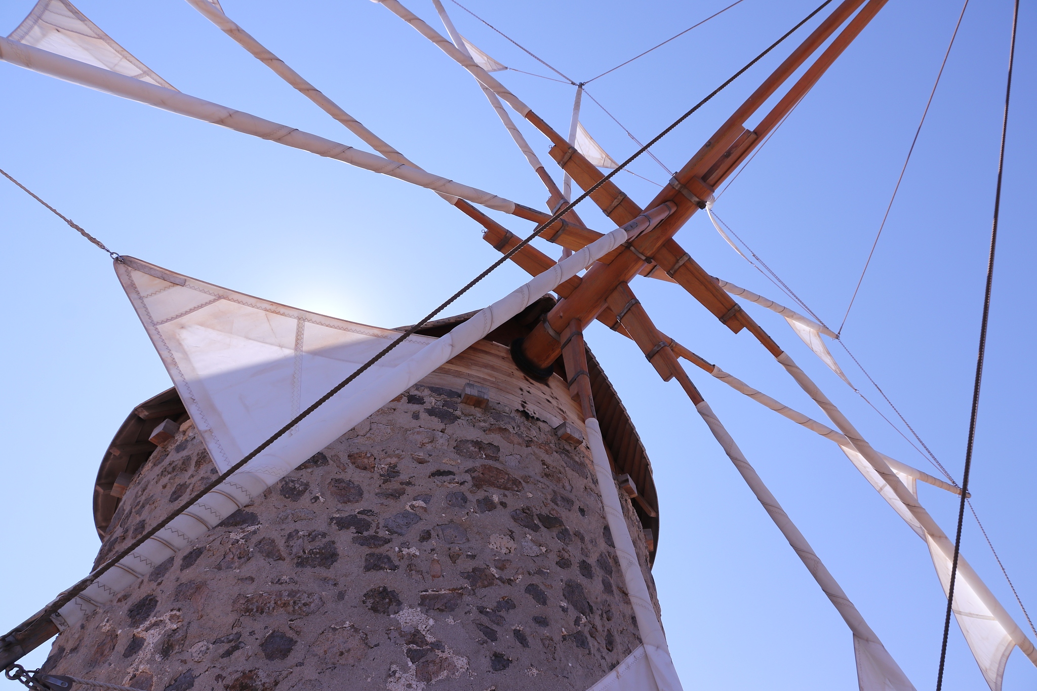 windmills on patmos island