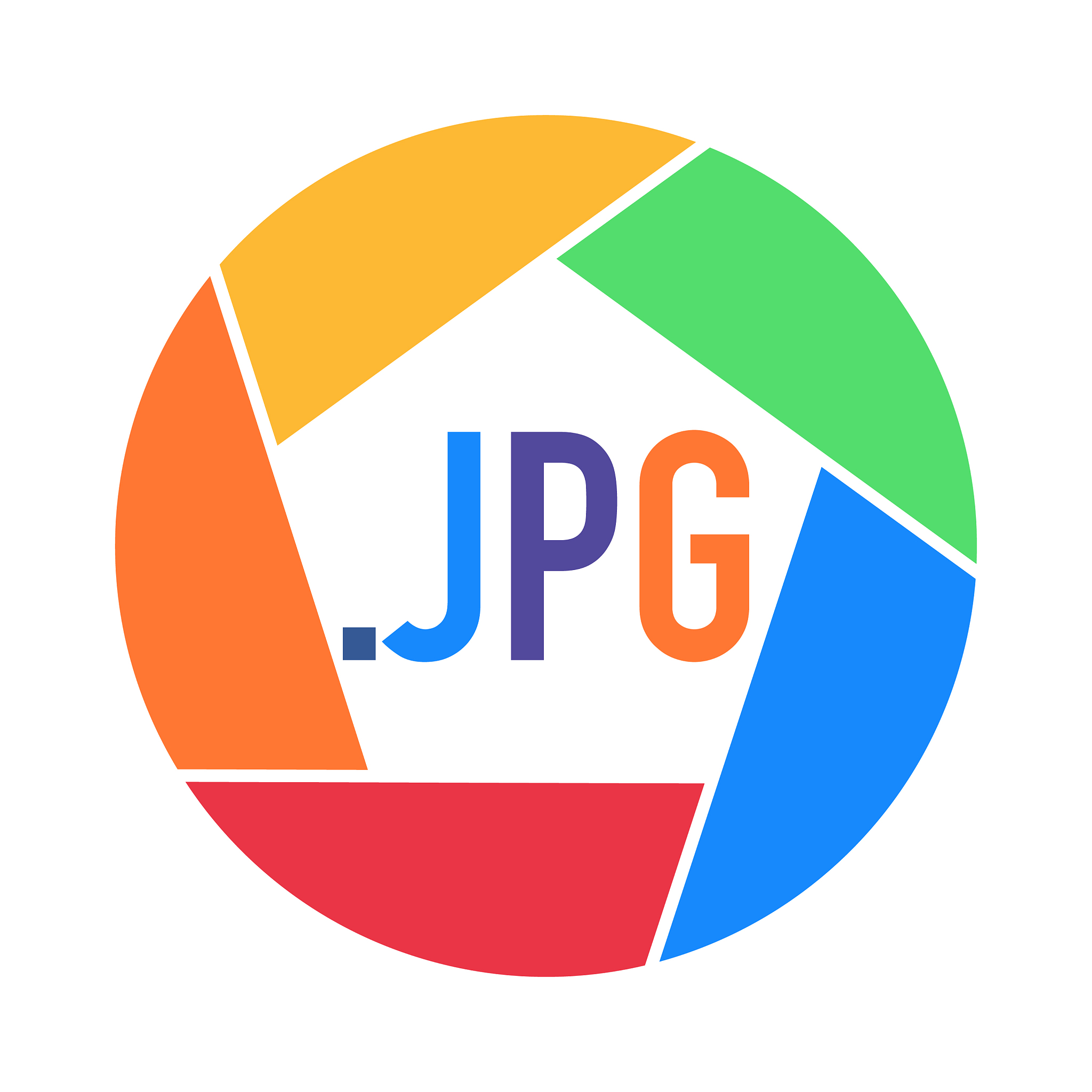 photo video formats made in rainbow colors