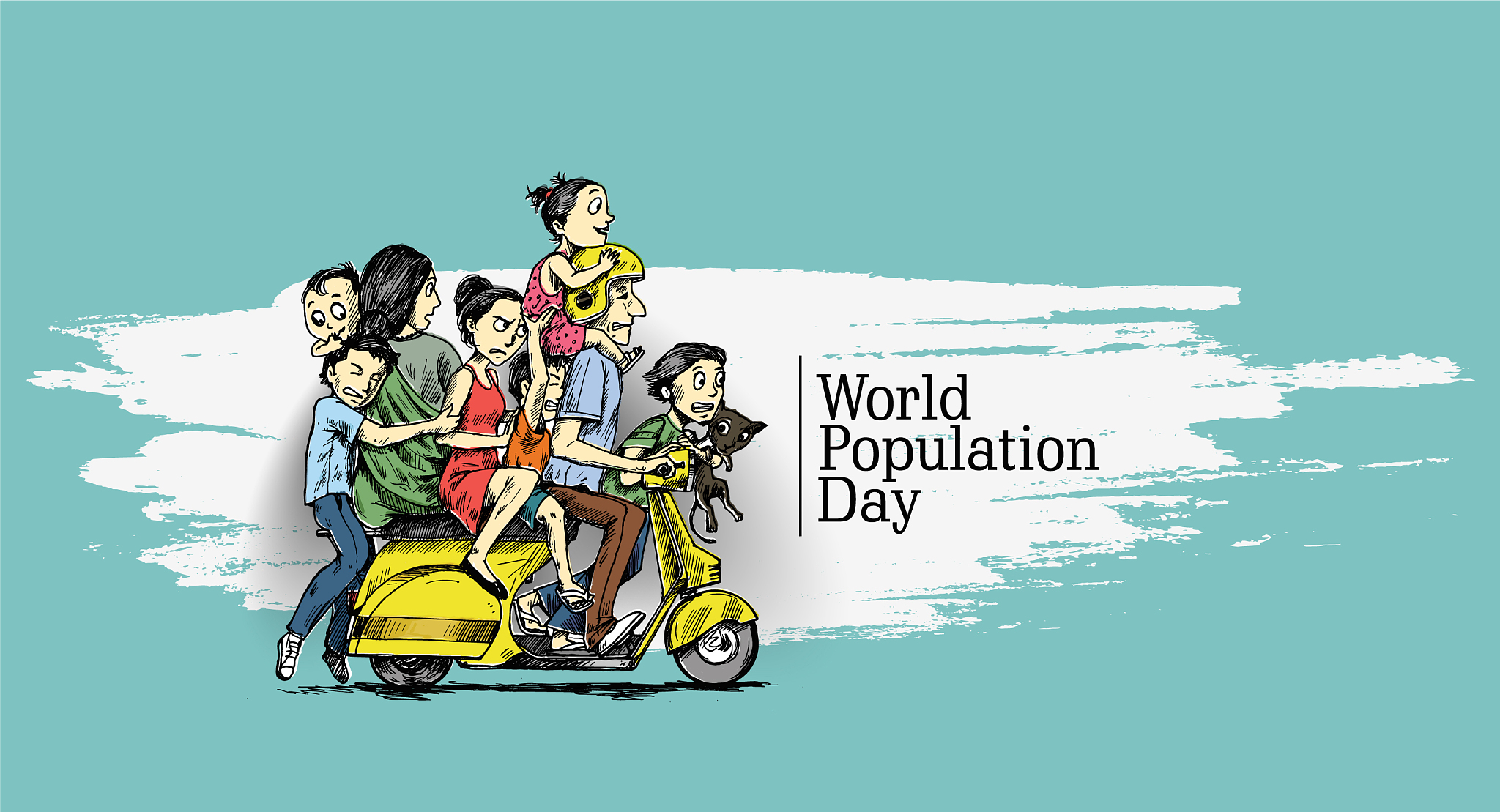 world population day 11 july happy with his
