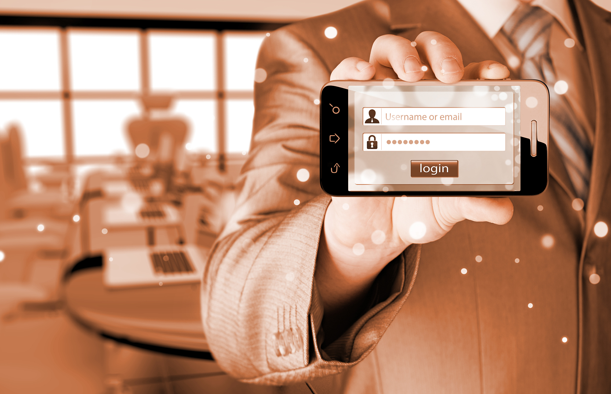 login and password