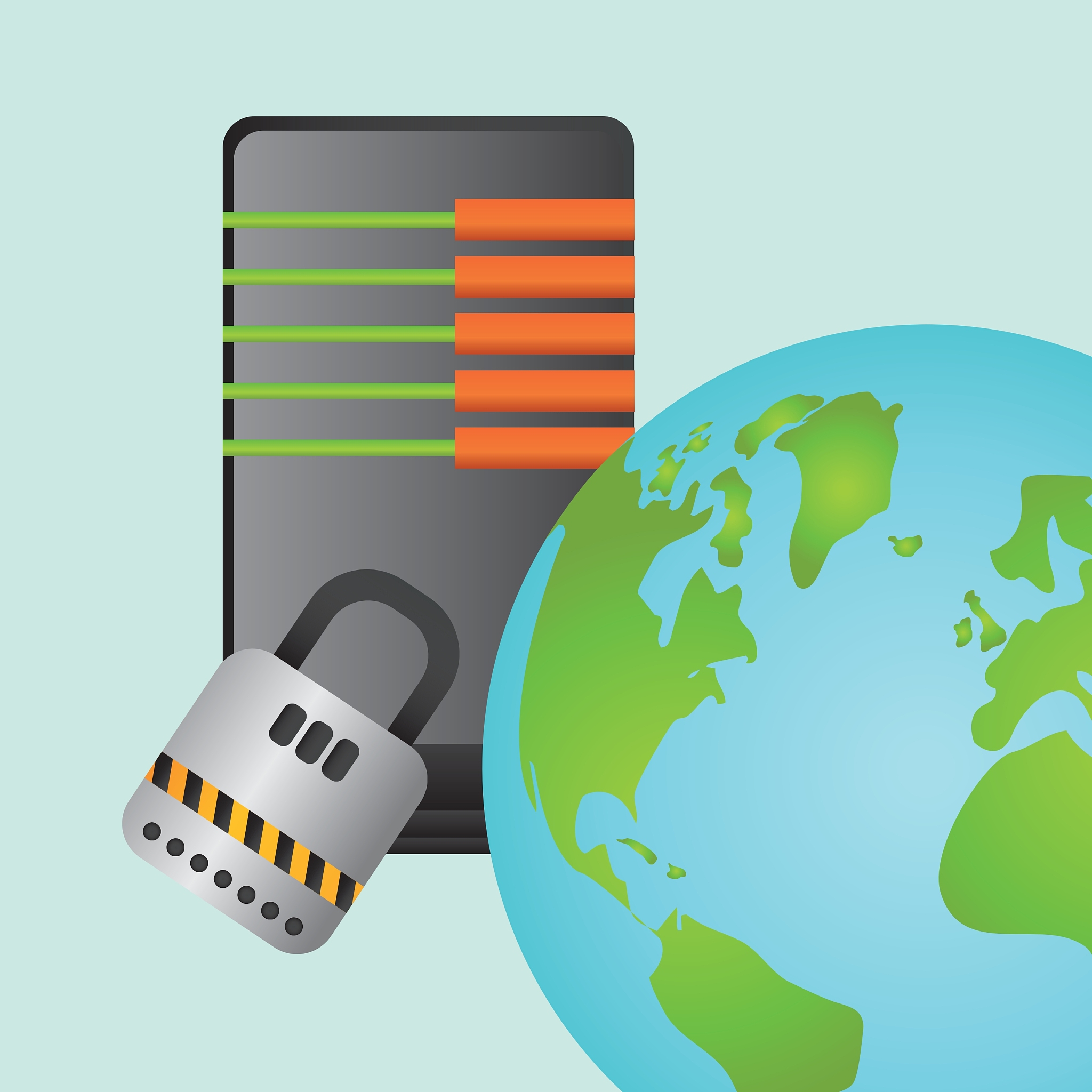 data center cloud computing technology concept