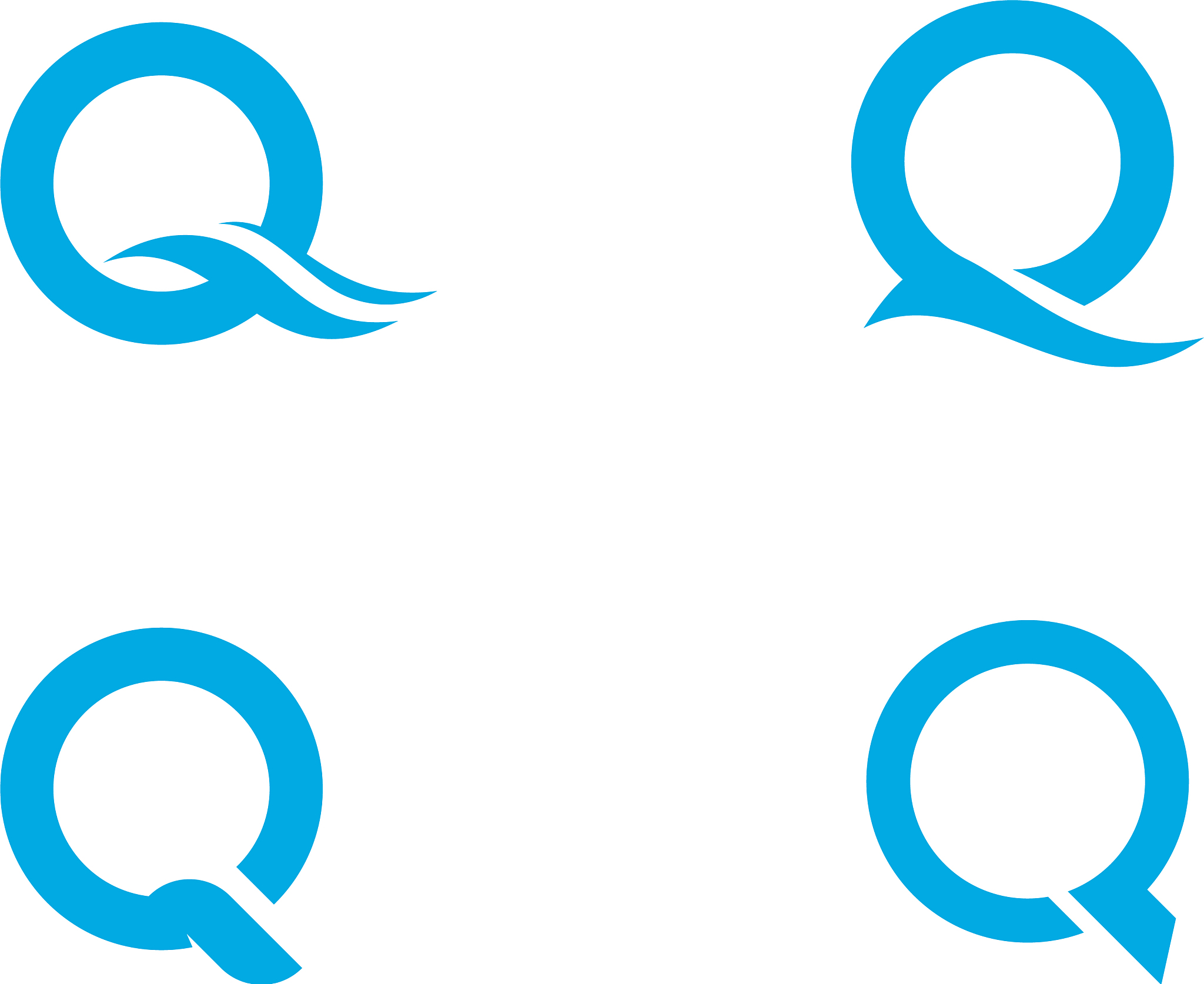 q letter logo template