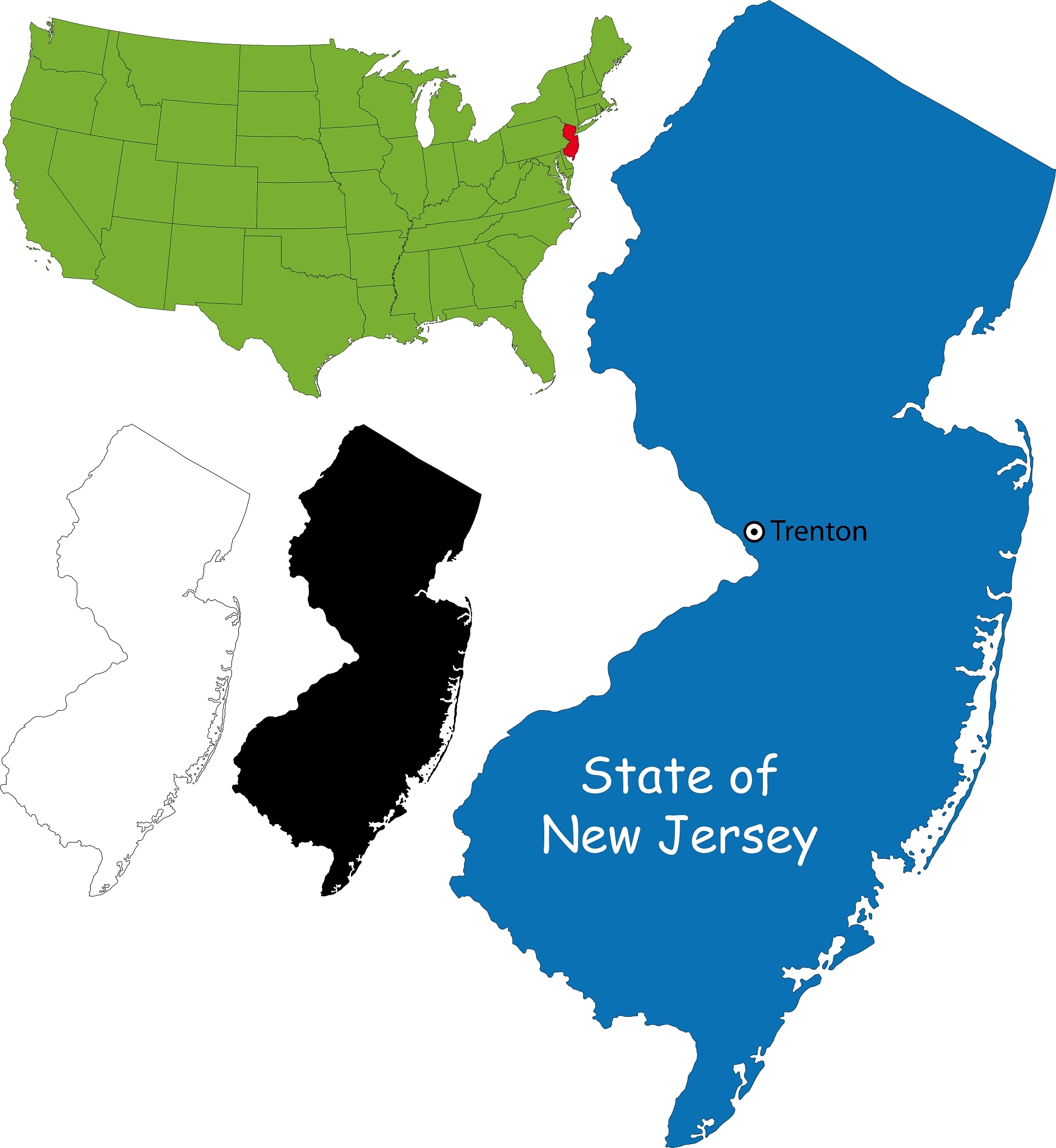 new jersey map