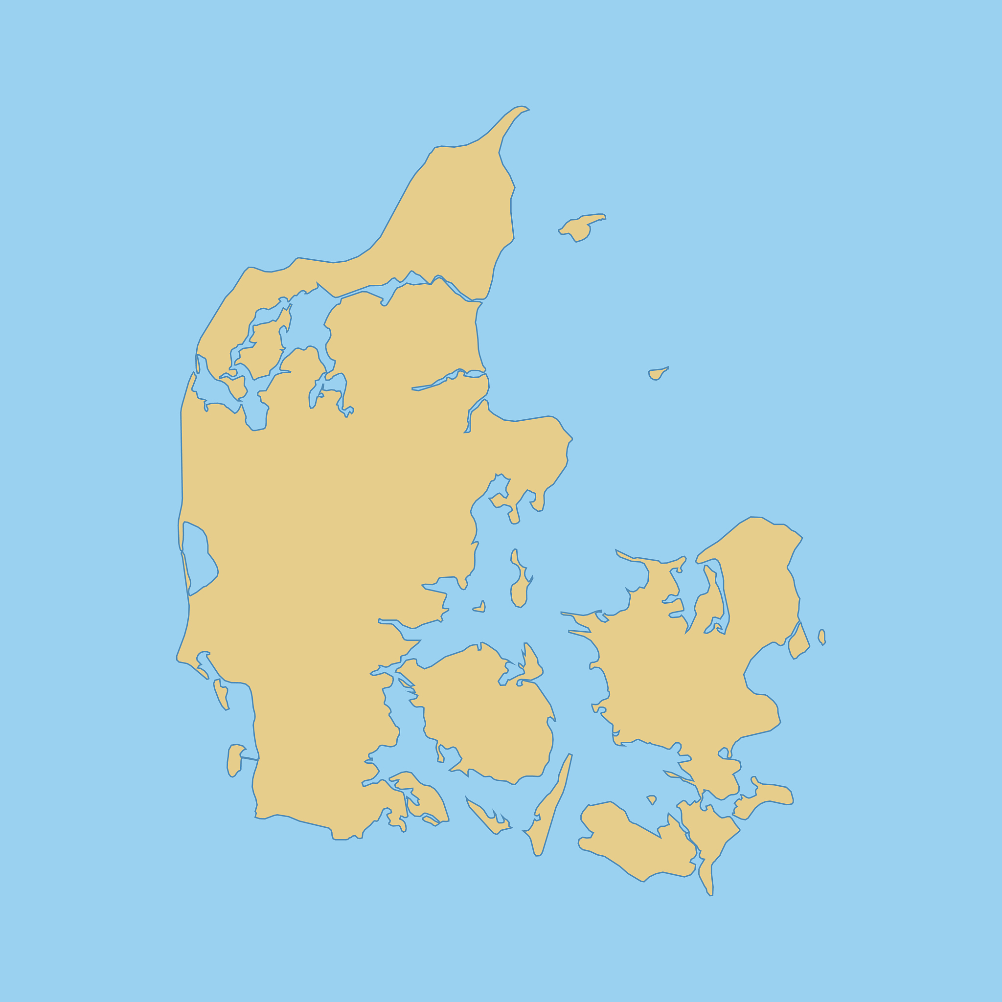 denmark map