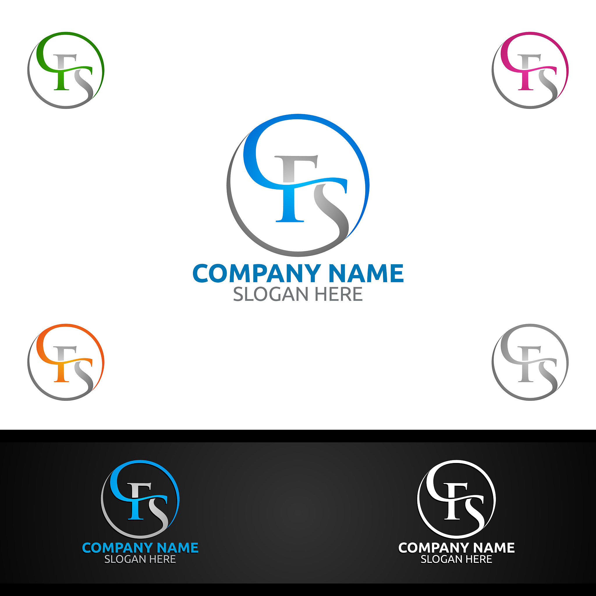 letter f, s digital symbol marketing financial advisor invest de