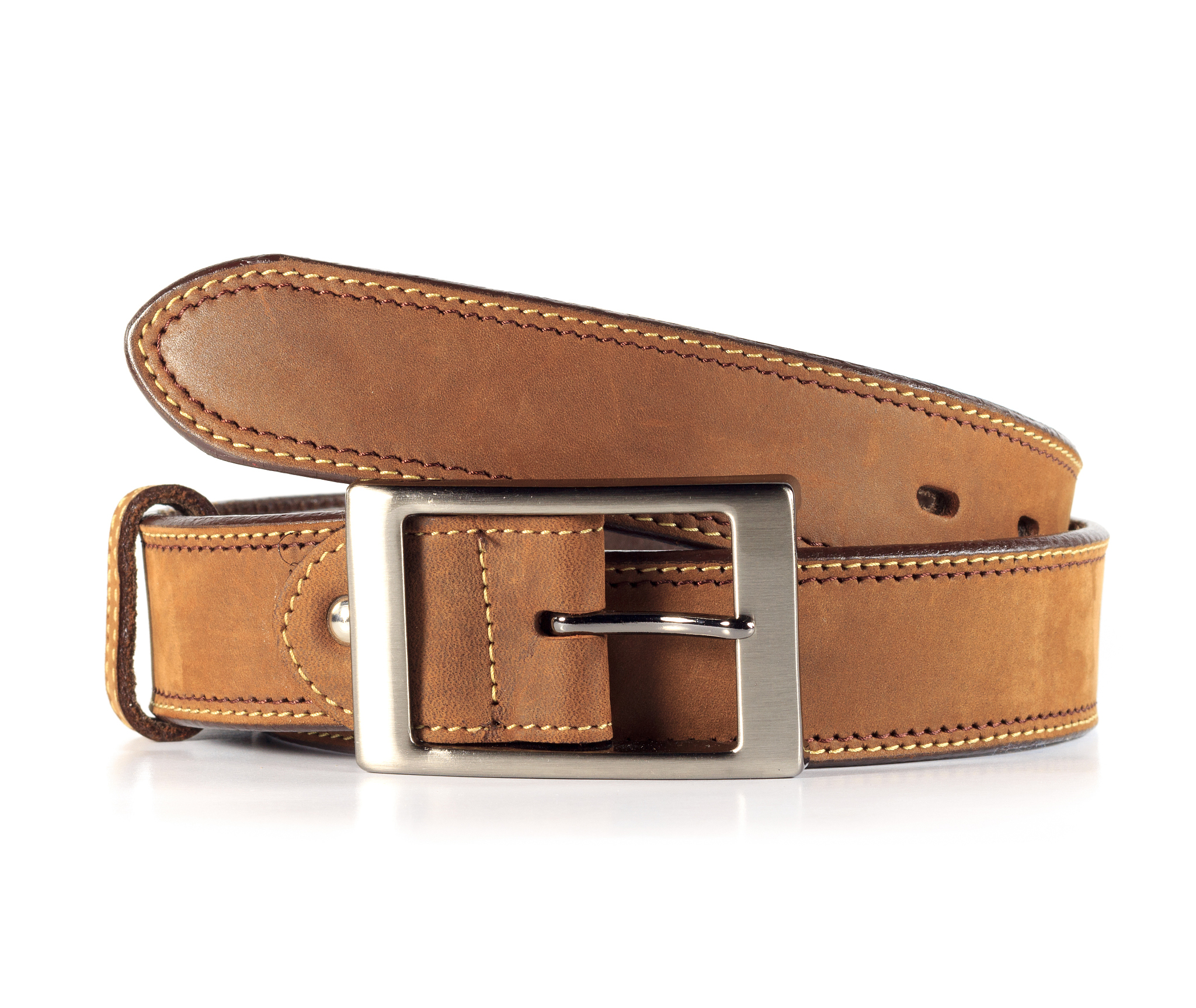 Vintage Leather Work Belt for Men: Handmade, Comfortable, and Versatile