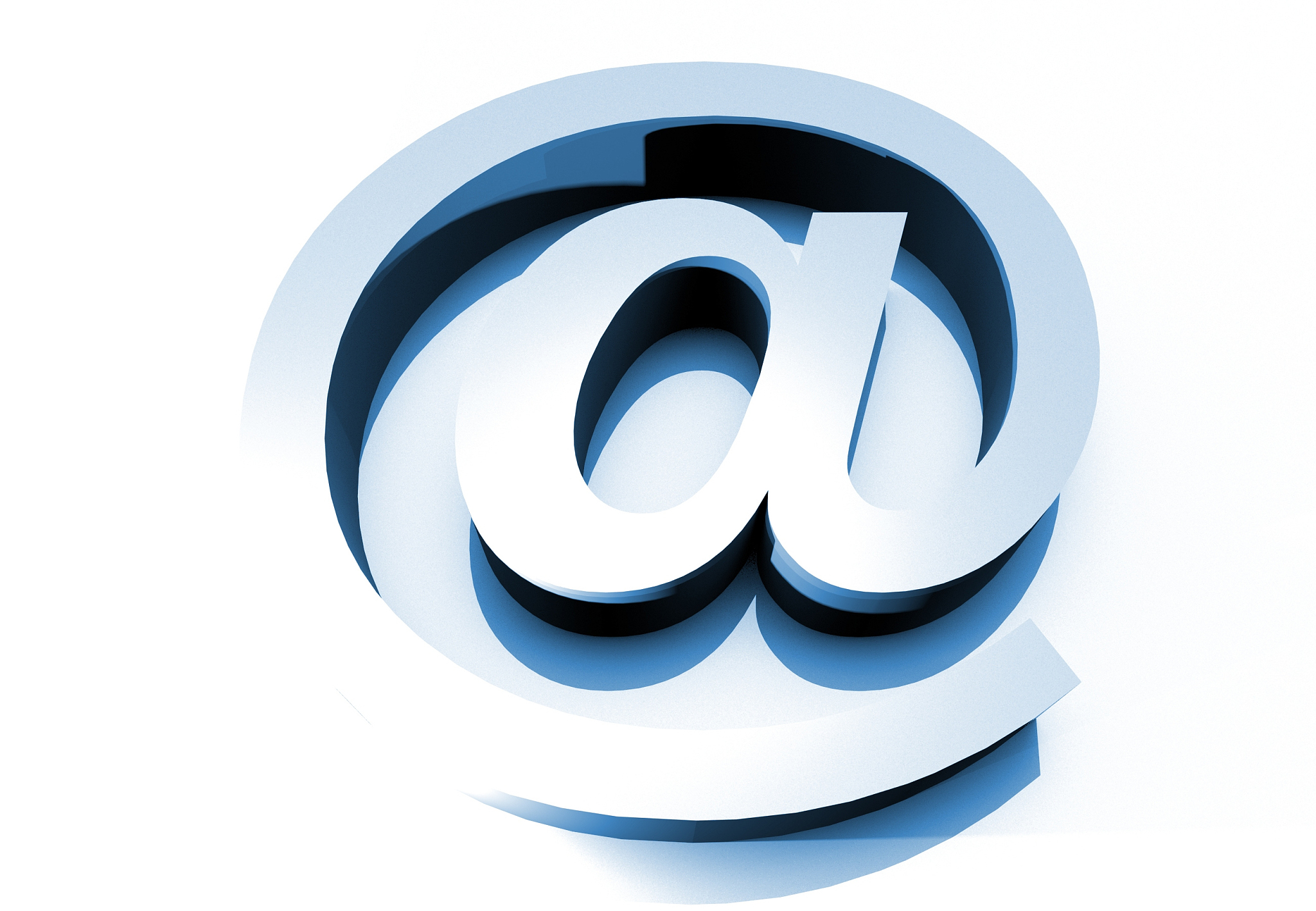 3d big e-mail sign