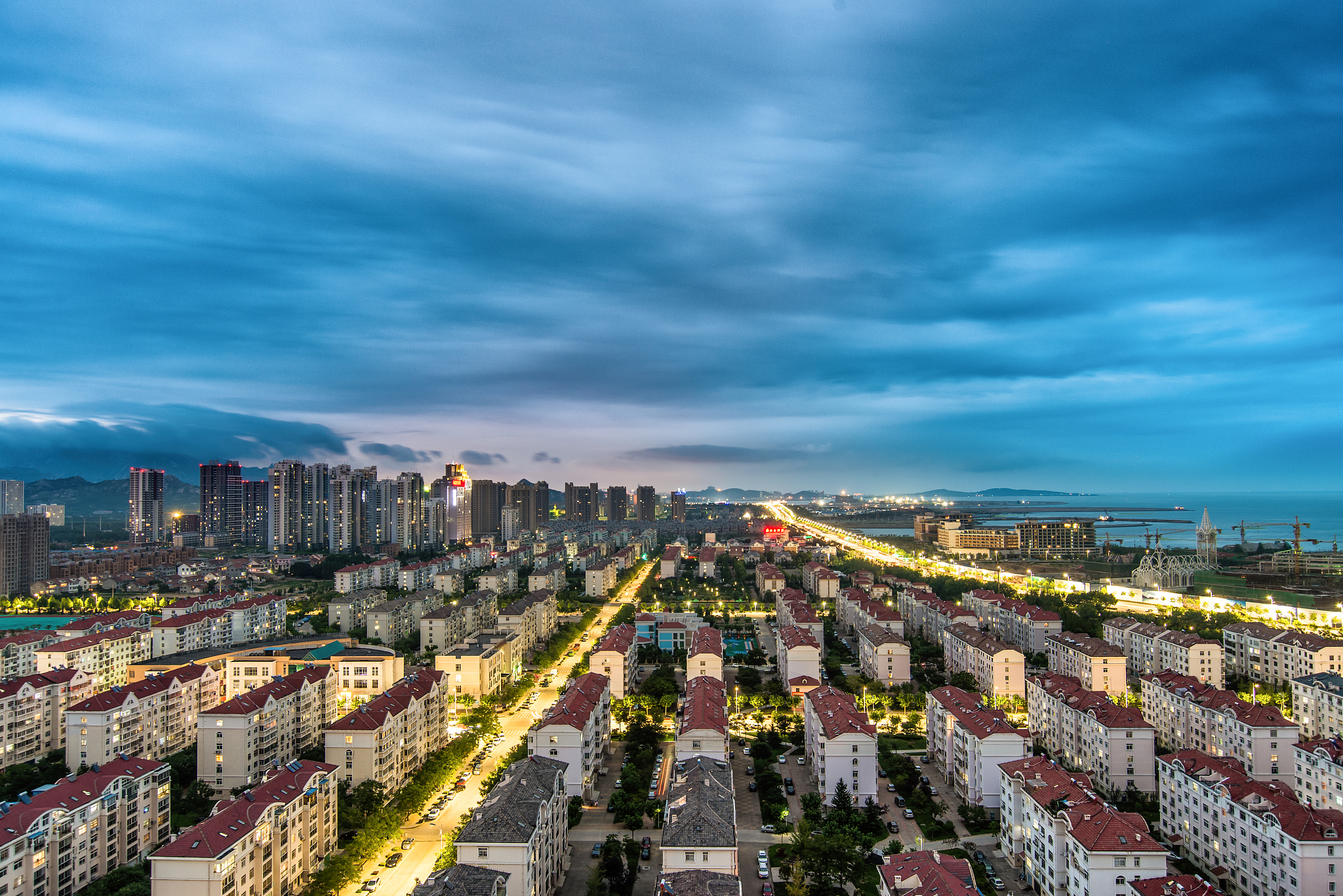qingdao skyline